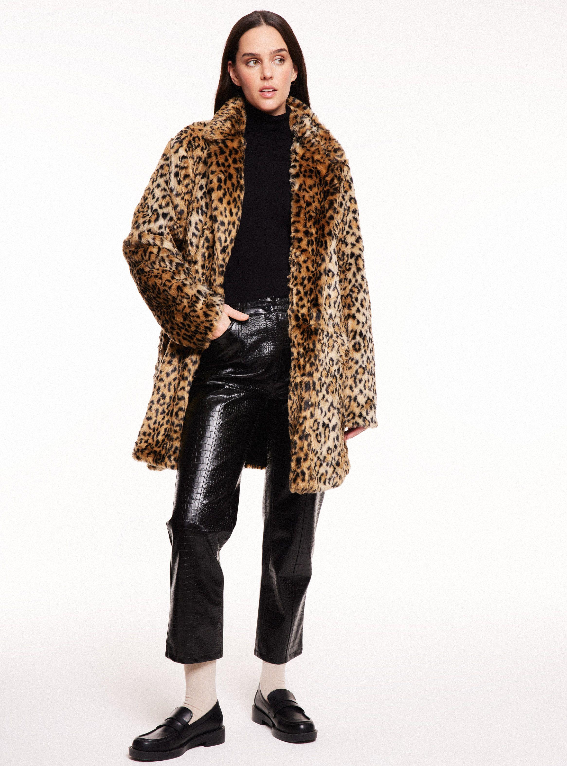Abrigo And Ea Wy Animal Print Talla XXL-3