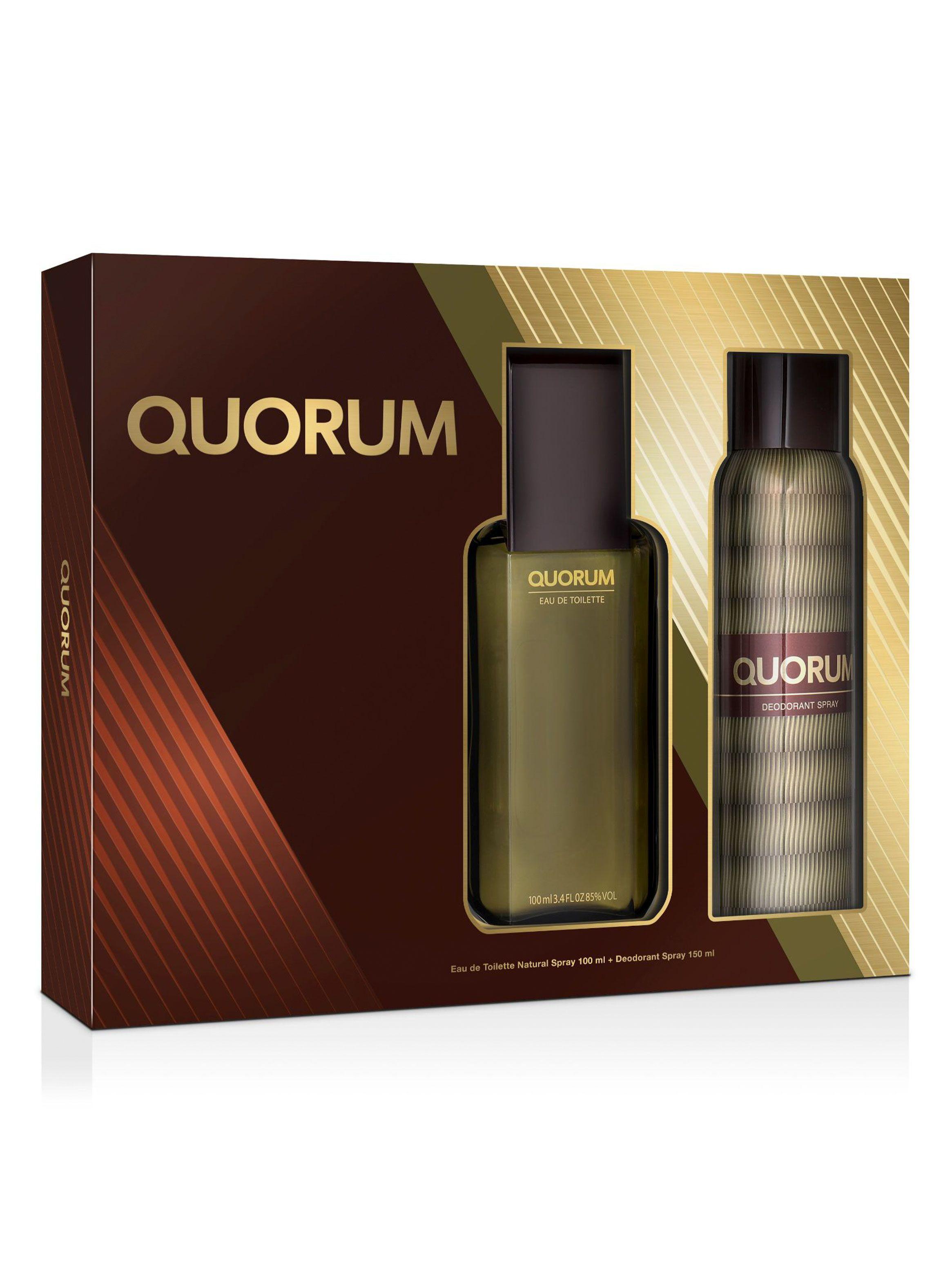 Set Perfume Quorum EDT Hombre 100 ml + Desodorante 150 ml-1