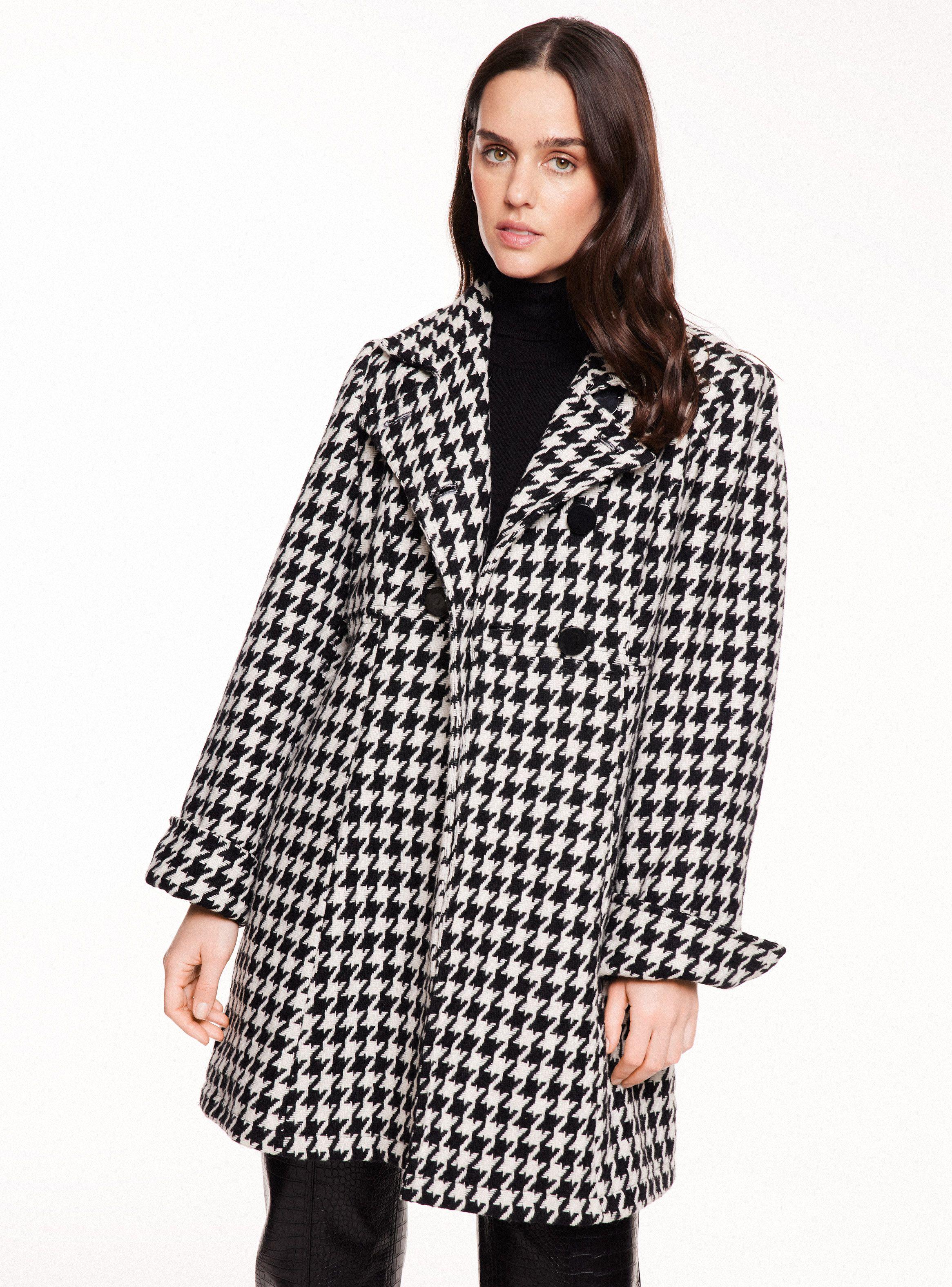 Abrigo Express Pied De Poule Talla L-0