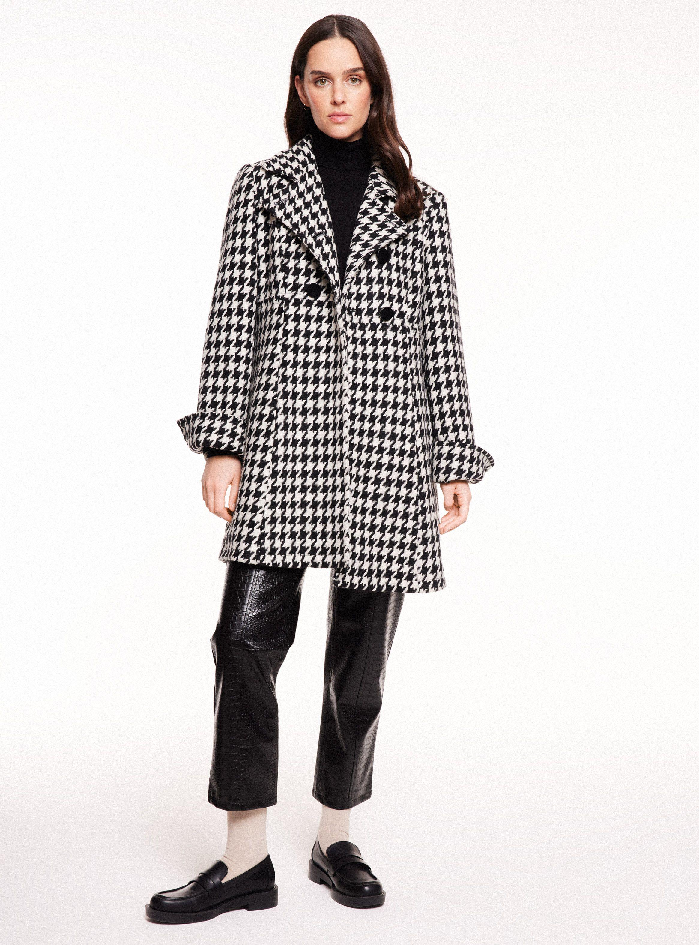 Abrigo Express Pied De Poule Talla L-3