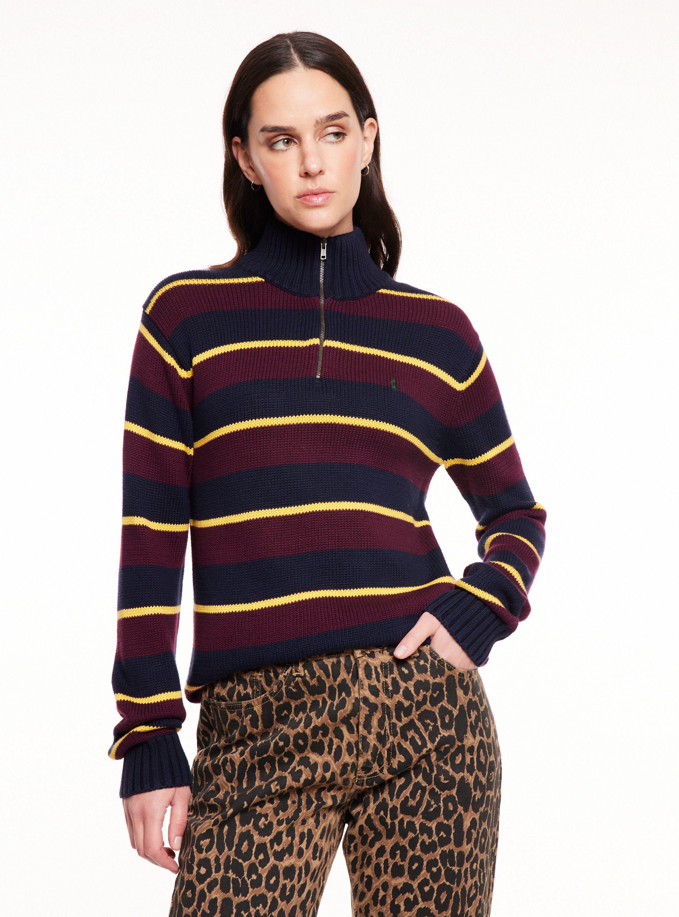 Sweater Polo Rayas Talla L-0