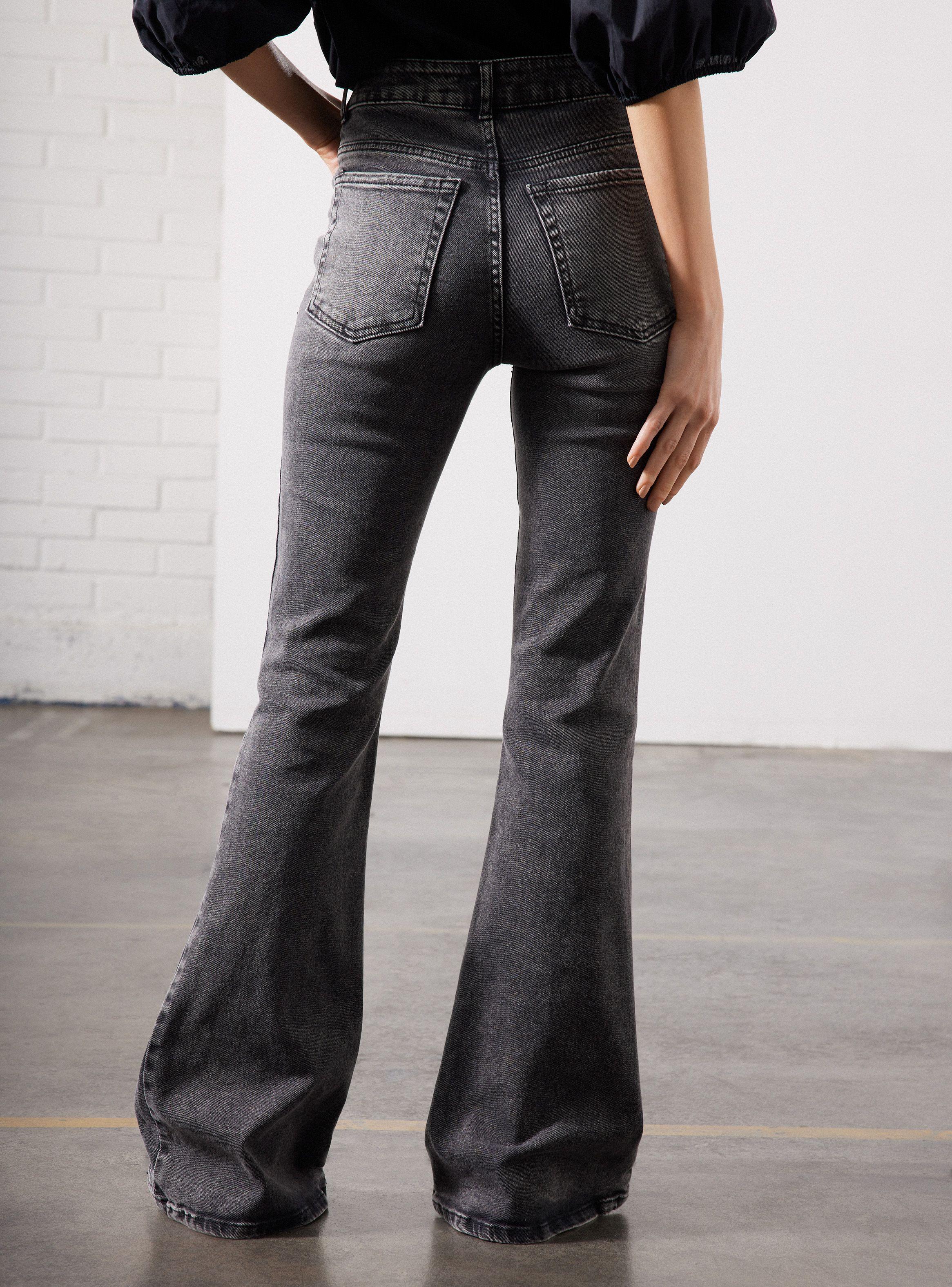 Jeans Flare Lavado Snow-1
