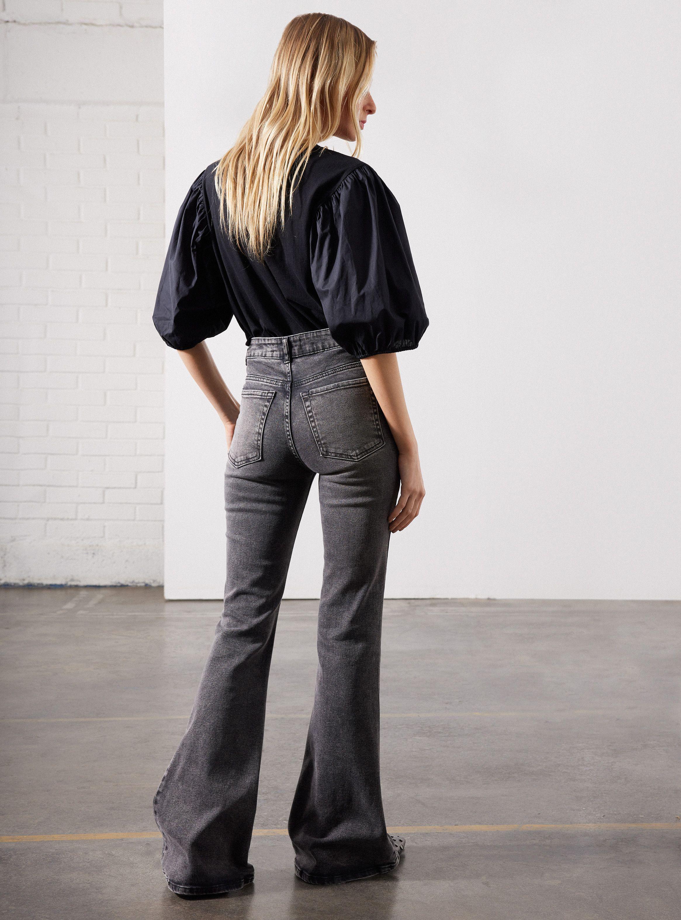 Jeans Flare Lavado Snow-5