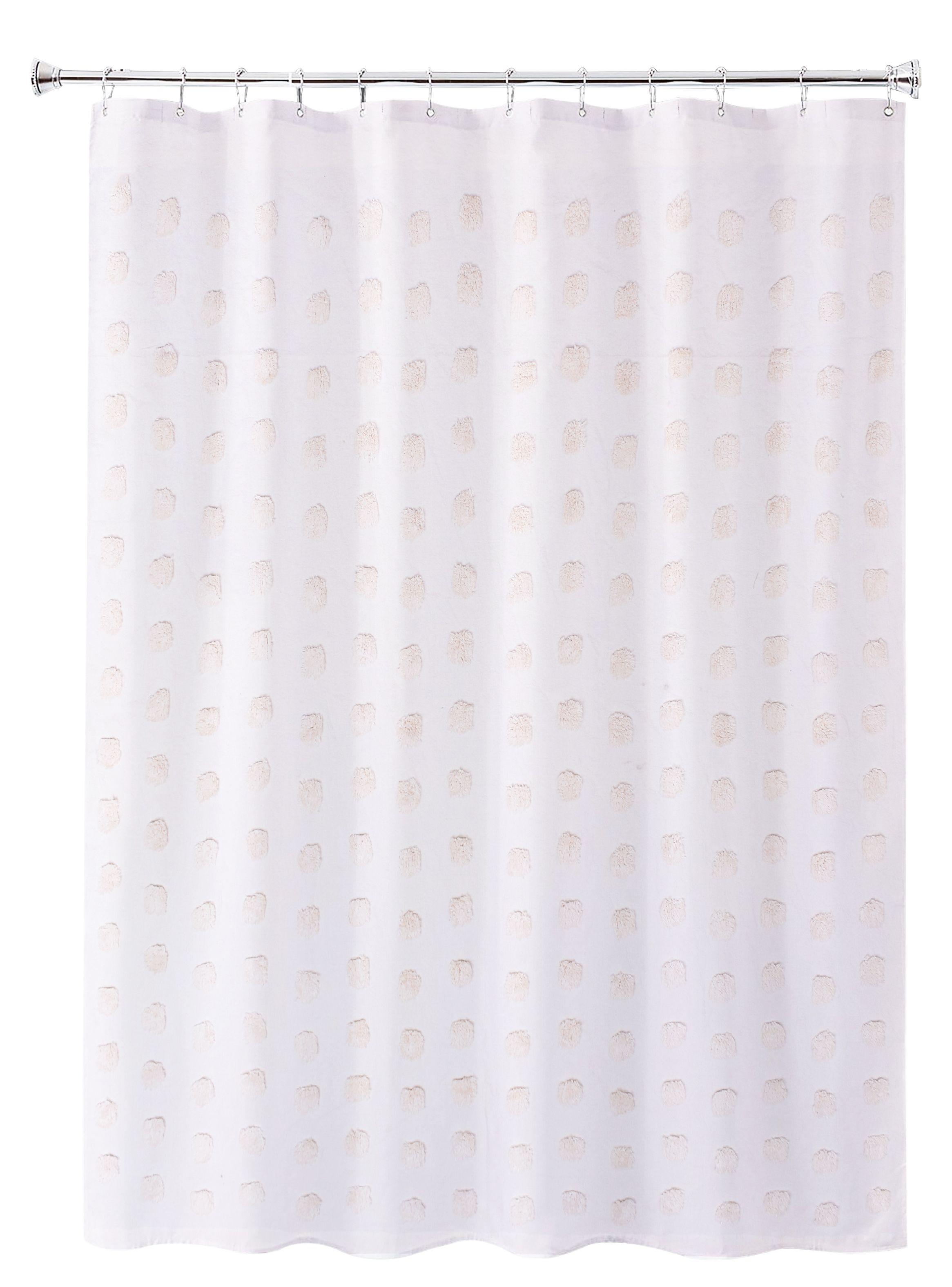 Cortina de Baño Pompones 180x180 cm-0