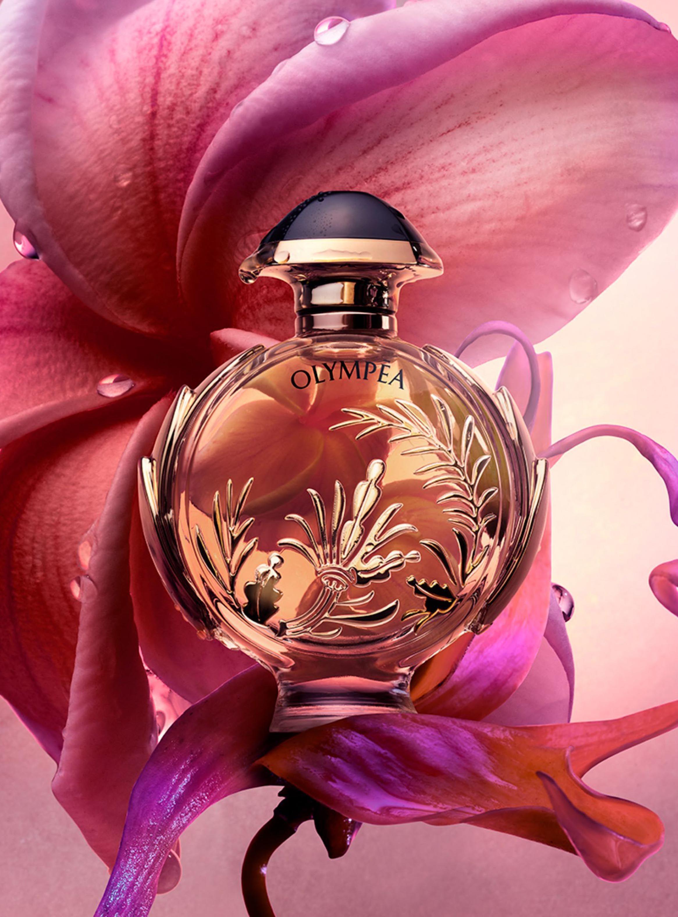 Set Perfume Olympea Solar EDP Mujer 80 ml + Beauty Pouch + Megaspritzer 10 ml-3