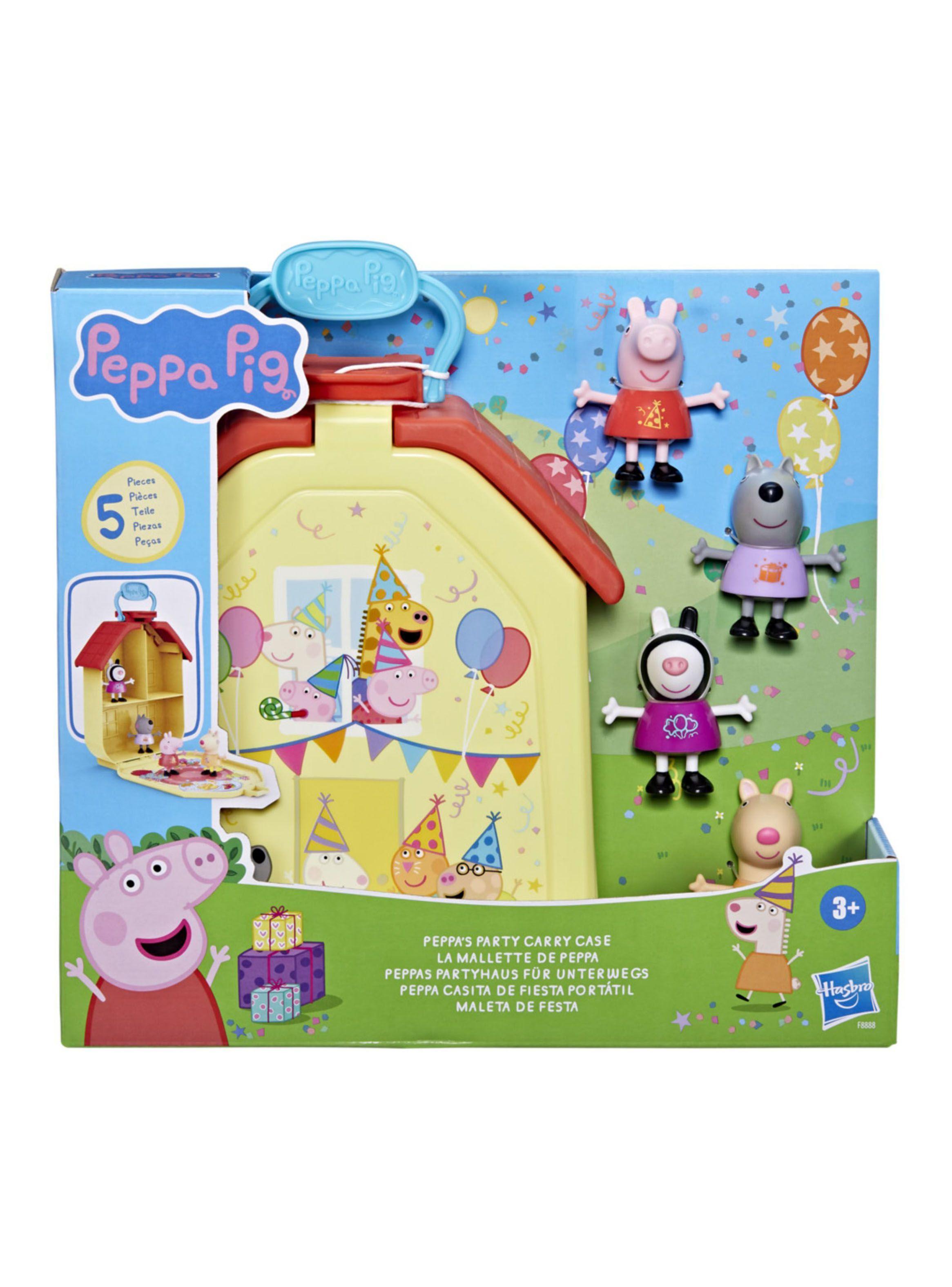 Muñeca Peppa Pig Casita de Fiesta Portátil-0