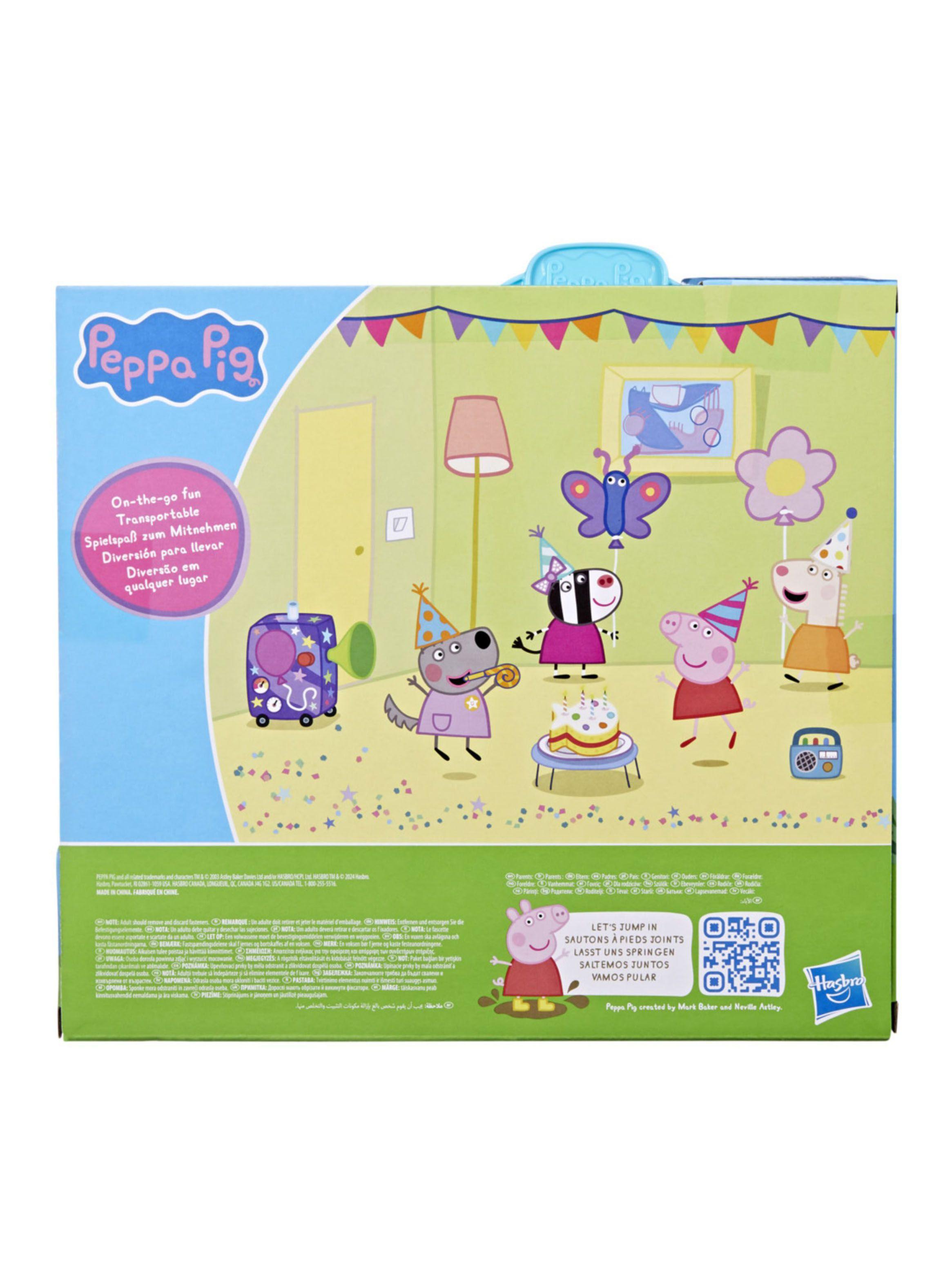 Muñeca Peppa Pig Casita de Fiesta Portátil-1
