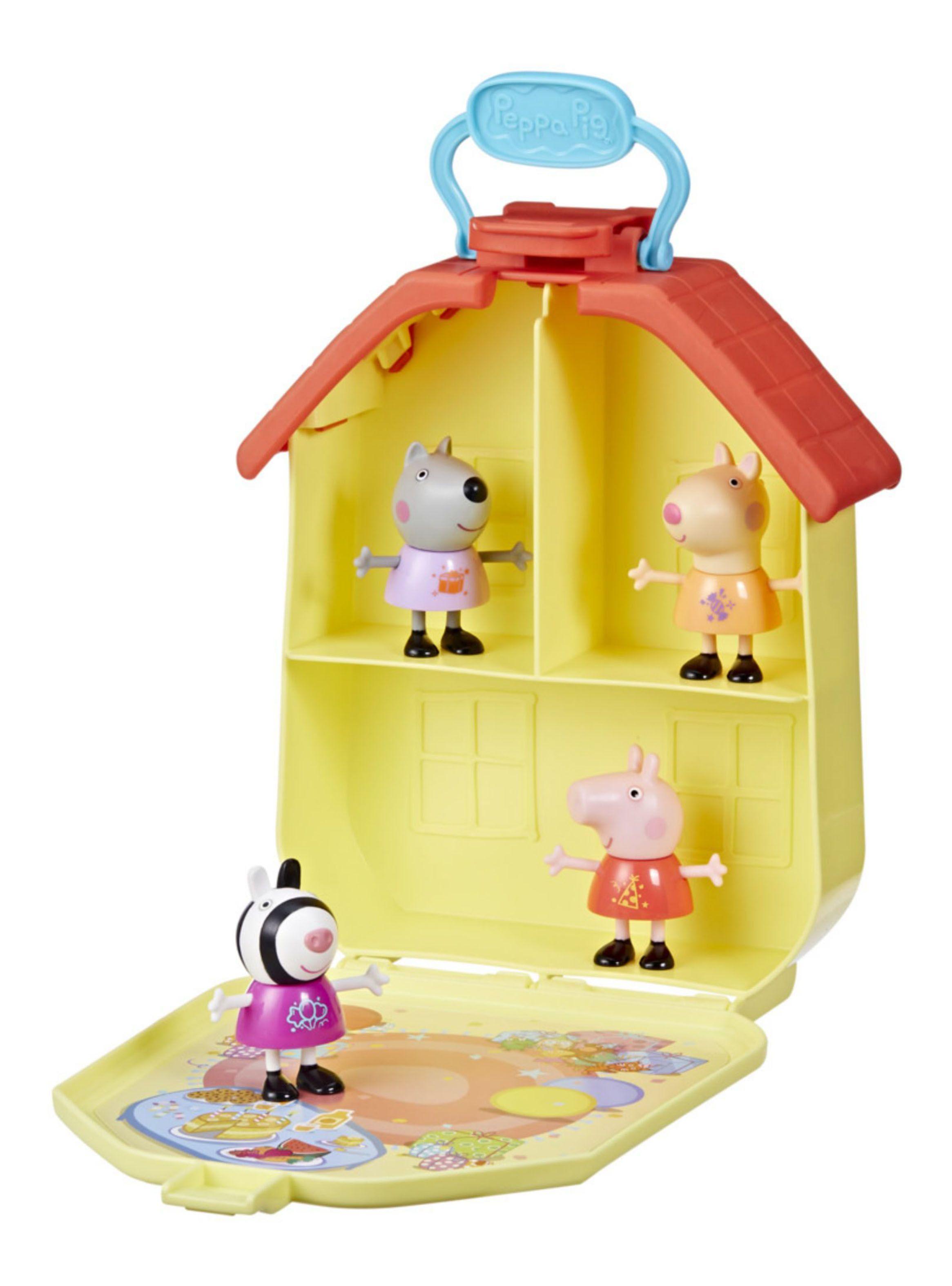 Muñeca Peppa Pig Casita de Fiesta Portátil-3