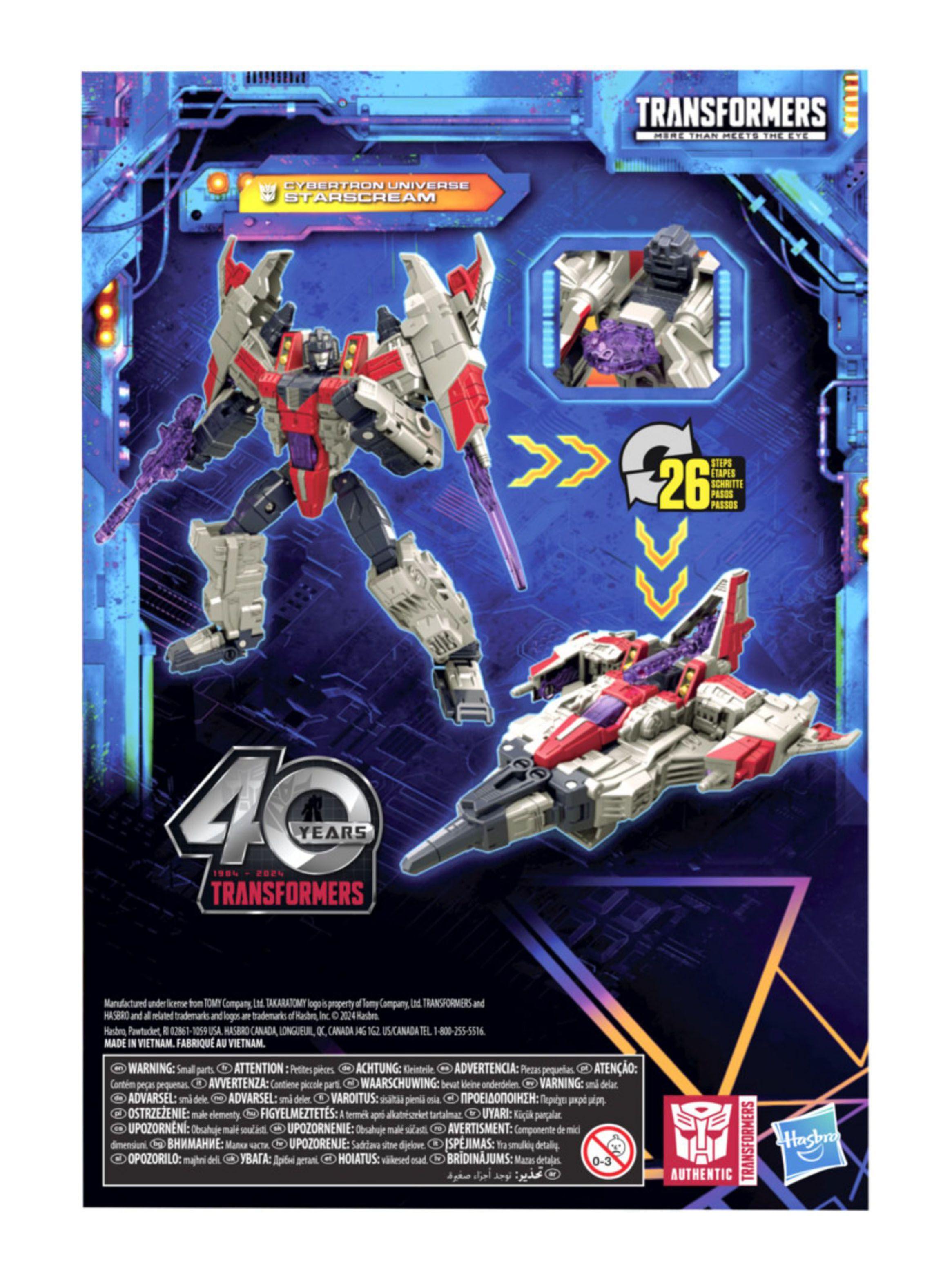 Figura de Acción Voyager Cybertron Universe Starscream-4