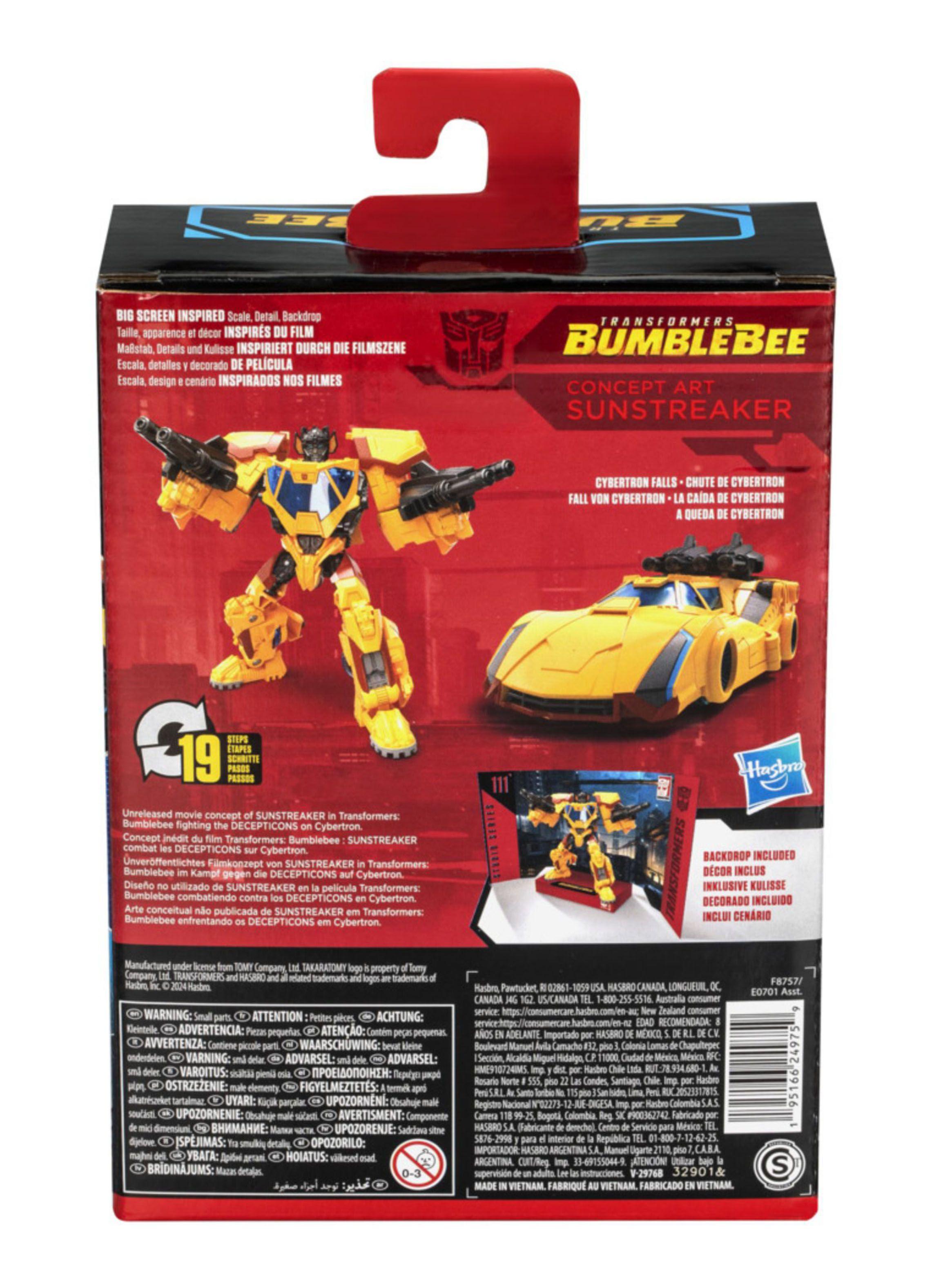 Figura de Acción Bumblebee Deluxe Concept Art Sunstreaker-4