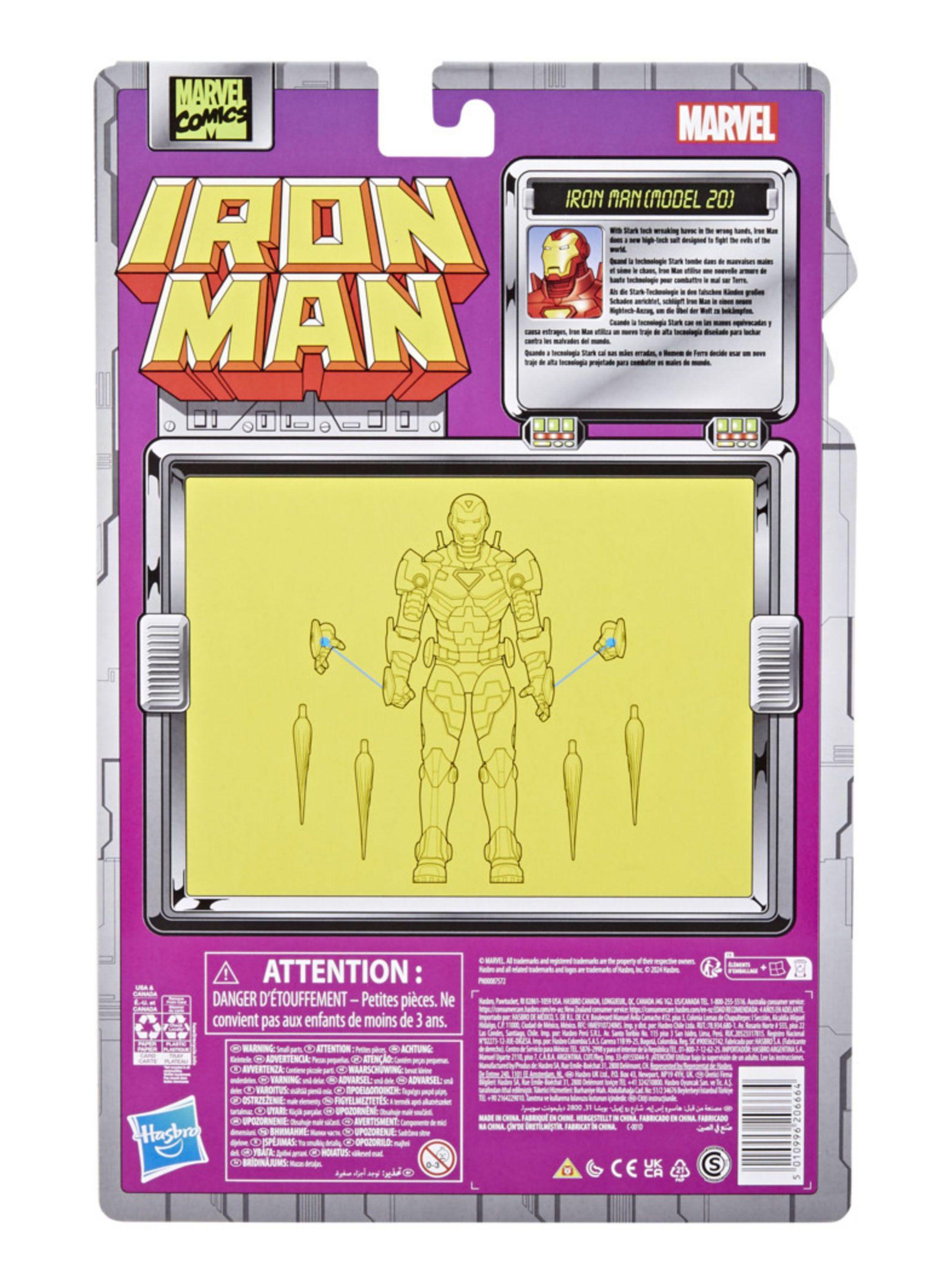 Figura de Acción Marvel Legends Series Iron Man Model 20-5
