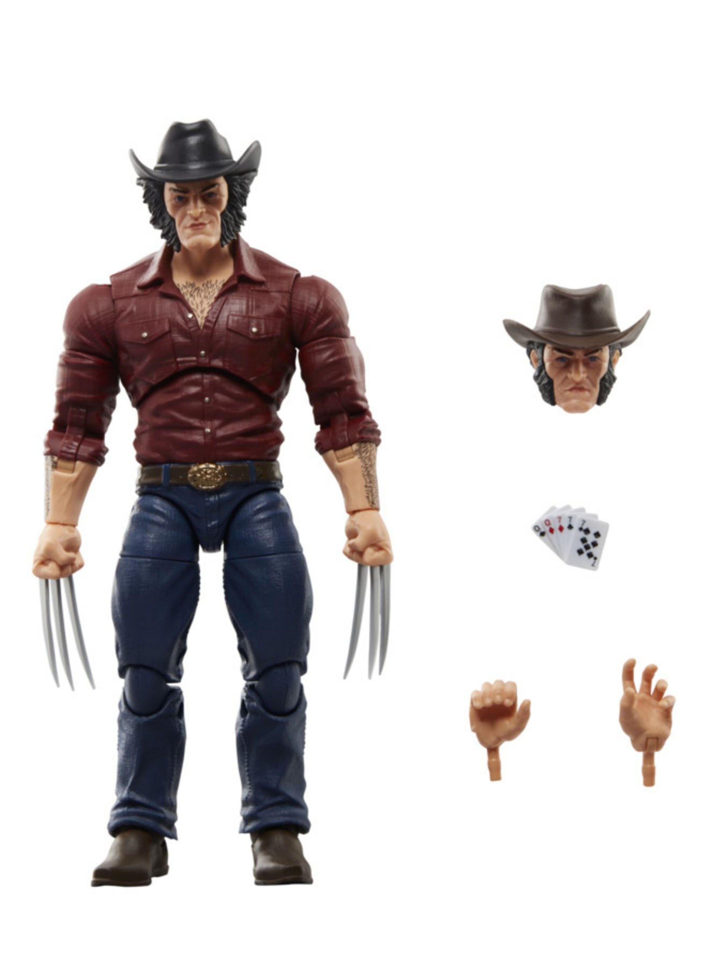 Figura de Acción Marvel Legends Series Logan vs Dientes de Sable-1