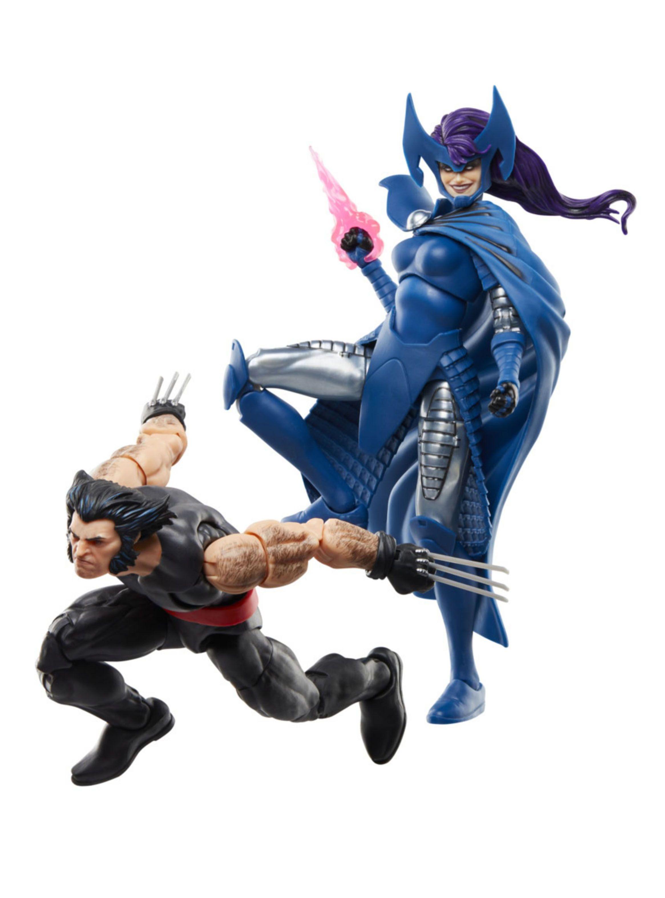 Figura de Acción Marvel Legends Series Wolverine y Psylocke-0
