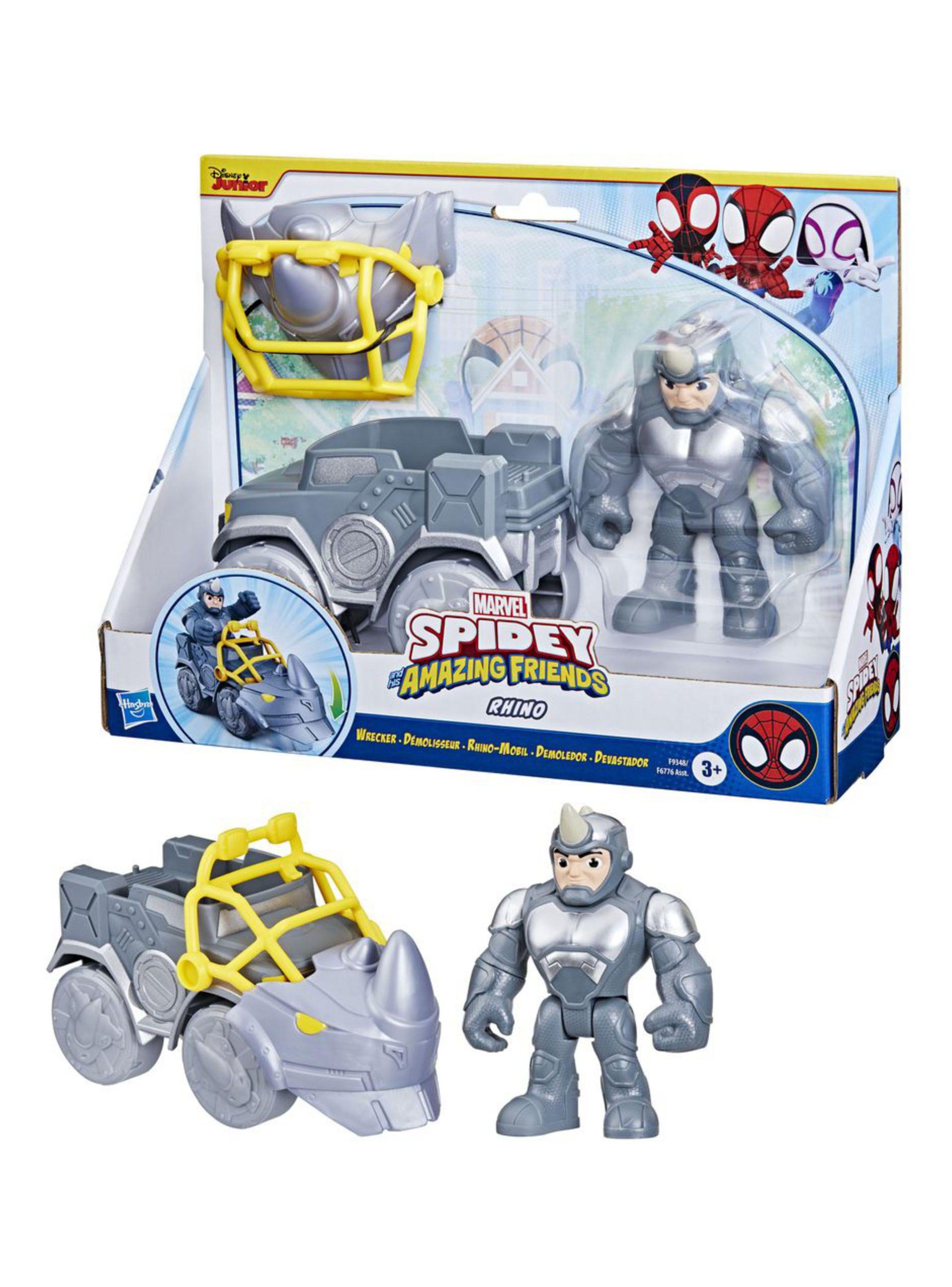 Figura de Acción Spidey & His Amazing Friends Rhino Demoledor-2