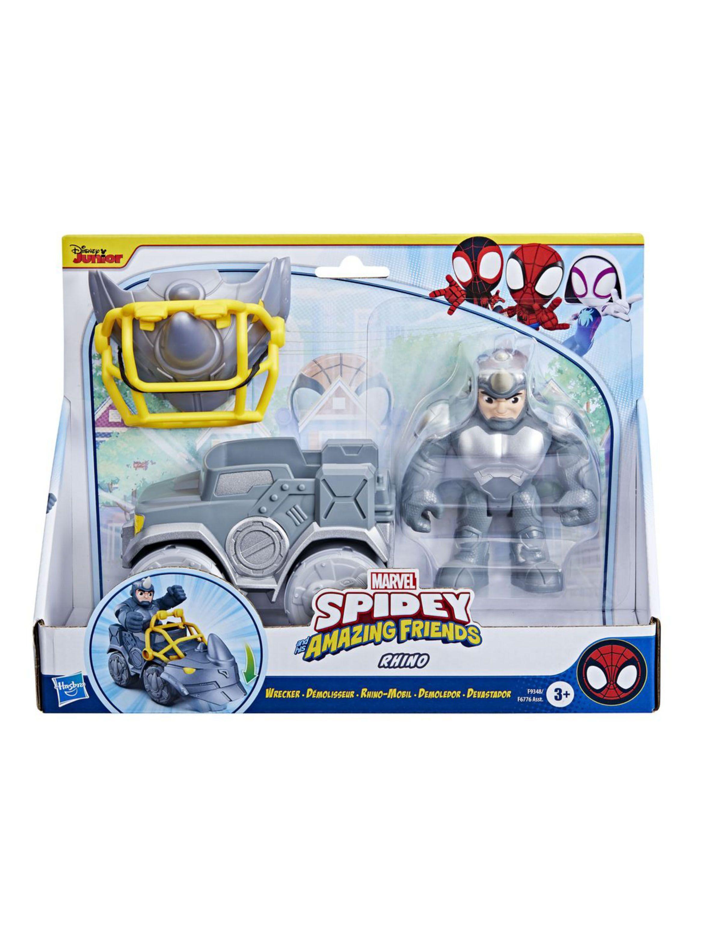 Figura de Acción Spidey & His Amazing Friends Rhino Demoledor-3