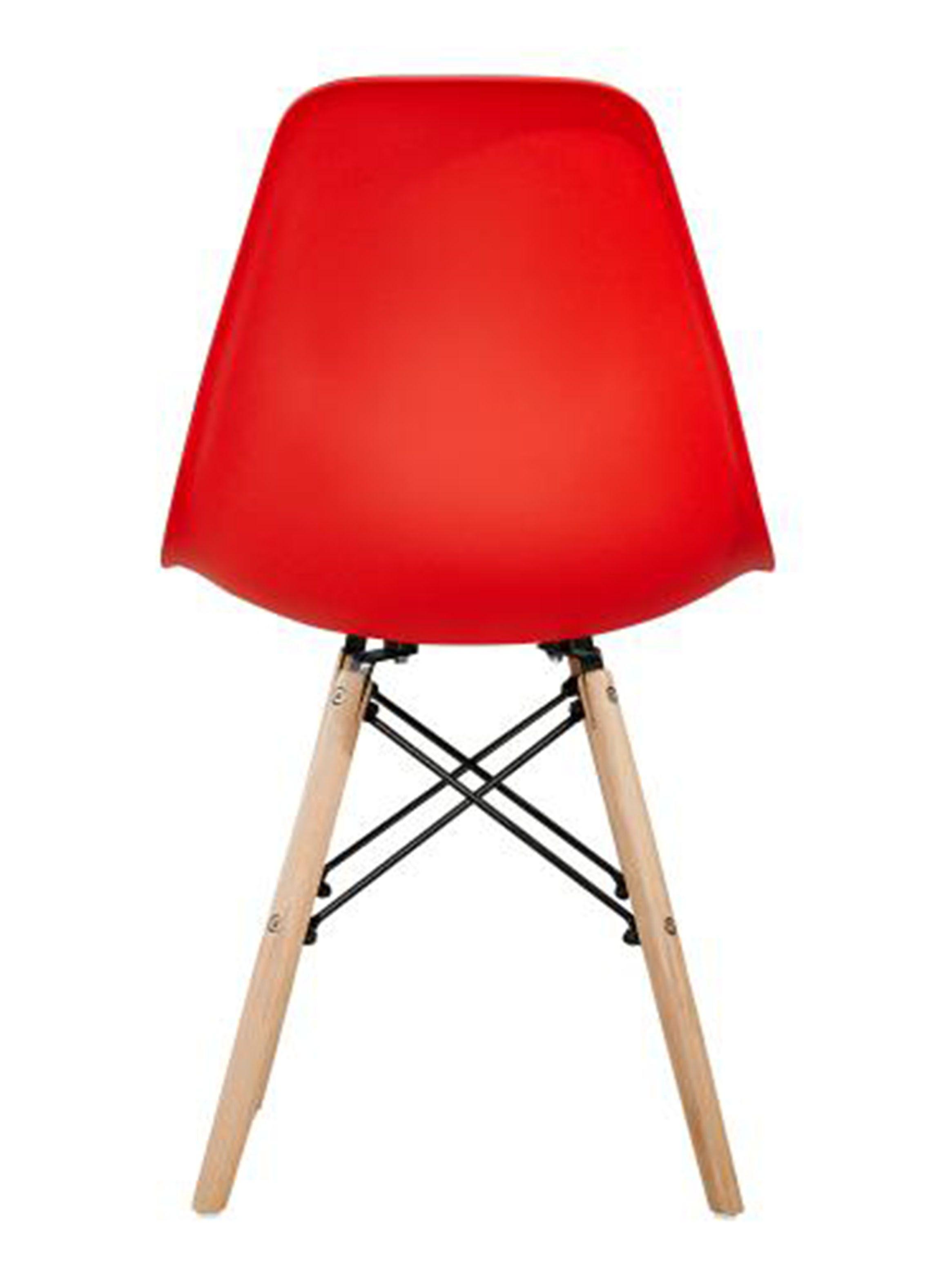 Kit 6 Sillas Badem Rojo-4