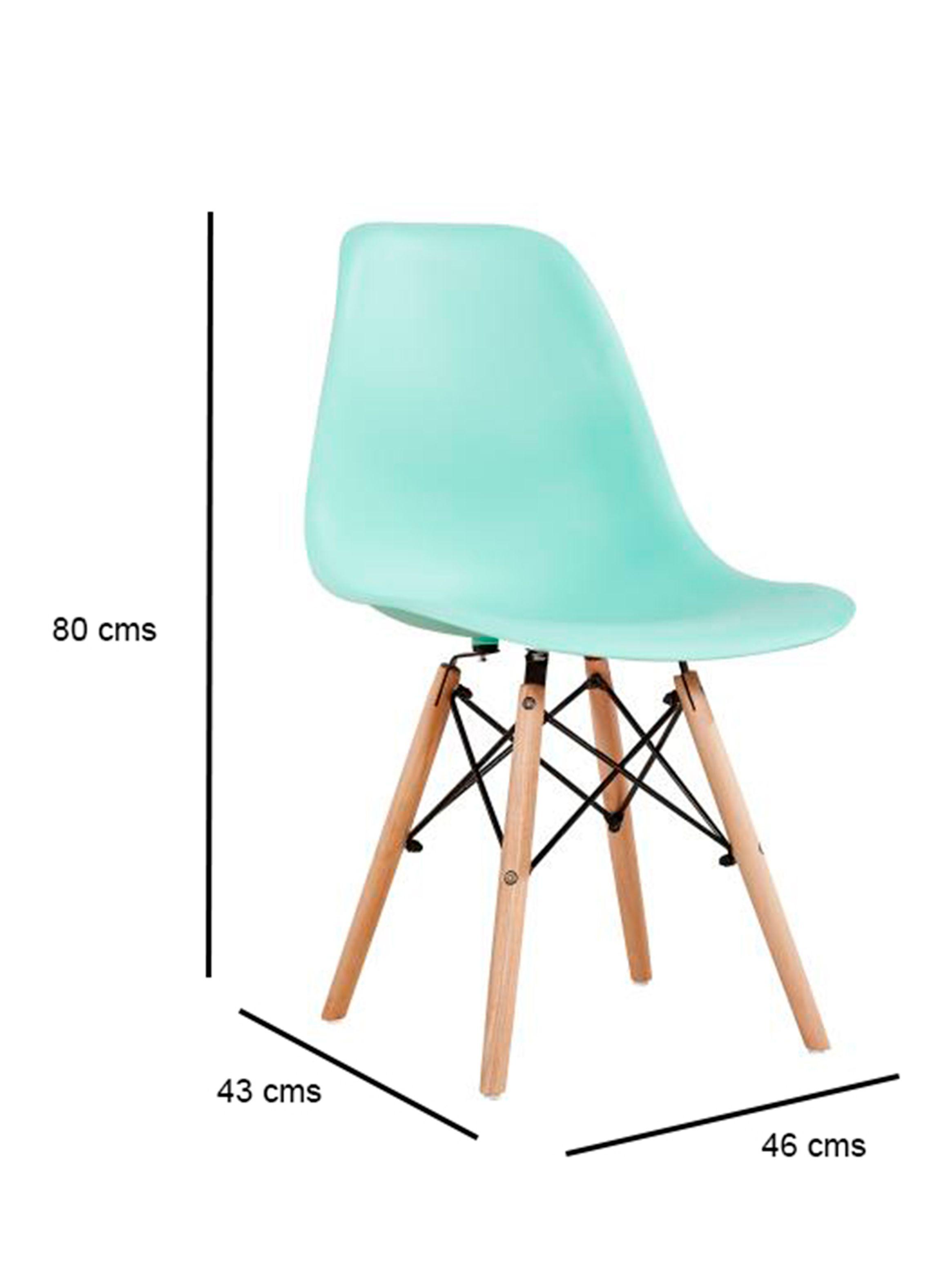 Set 4 Sillas Badem Verde Agua-1