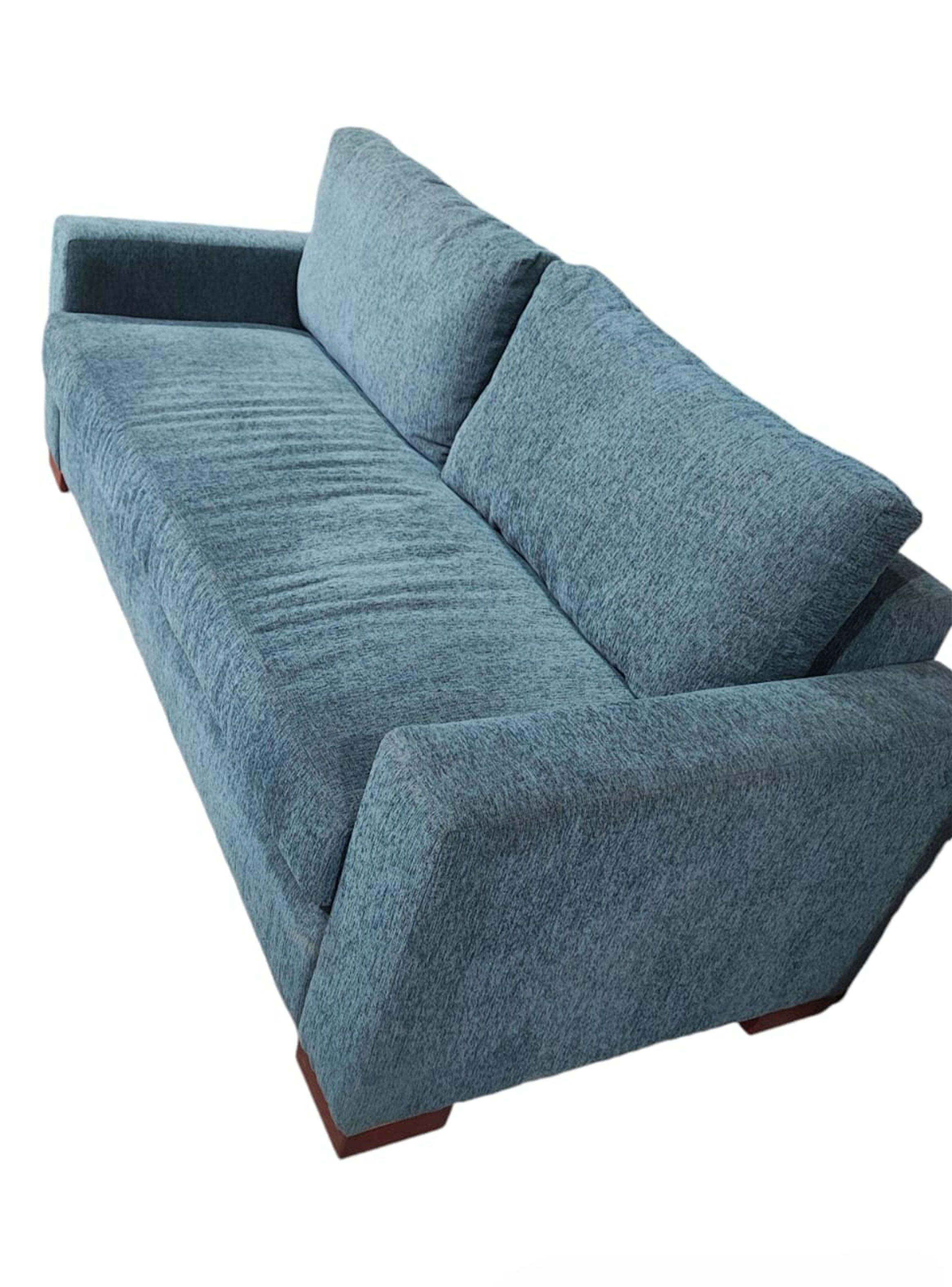 Sofá Milán 3 Cuerpos Azul-4