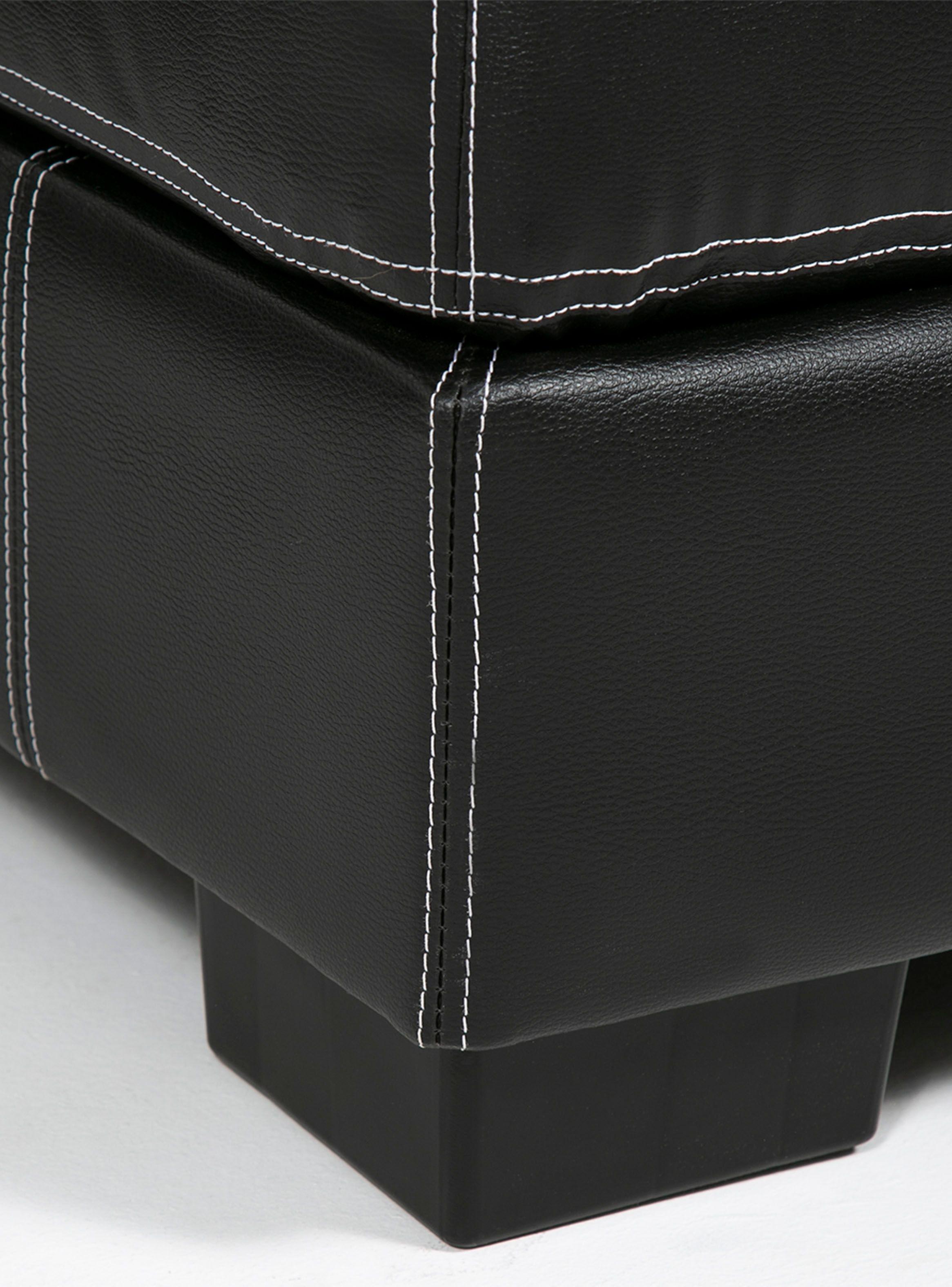 Sofa Seccional New Pathners Pu Derecho Negro-3
