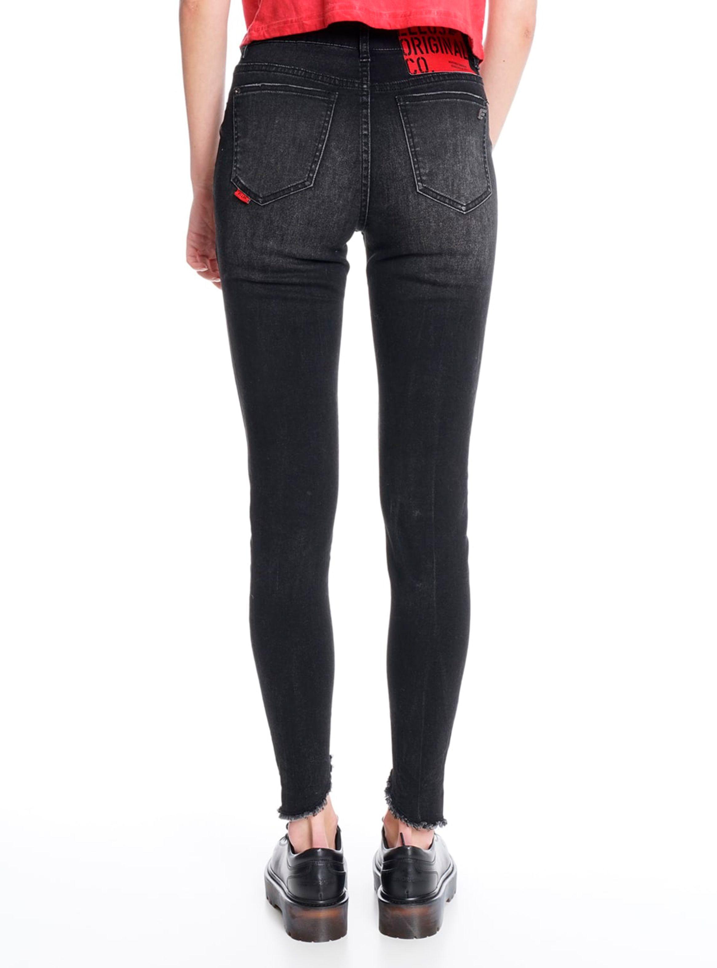 Jeans Lilly Tiro Alto Black Full Proceso Rock In Rio-1