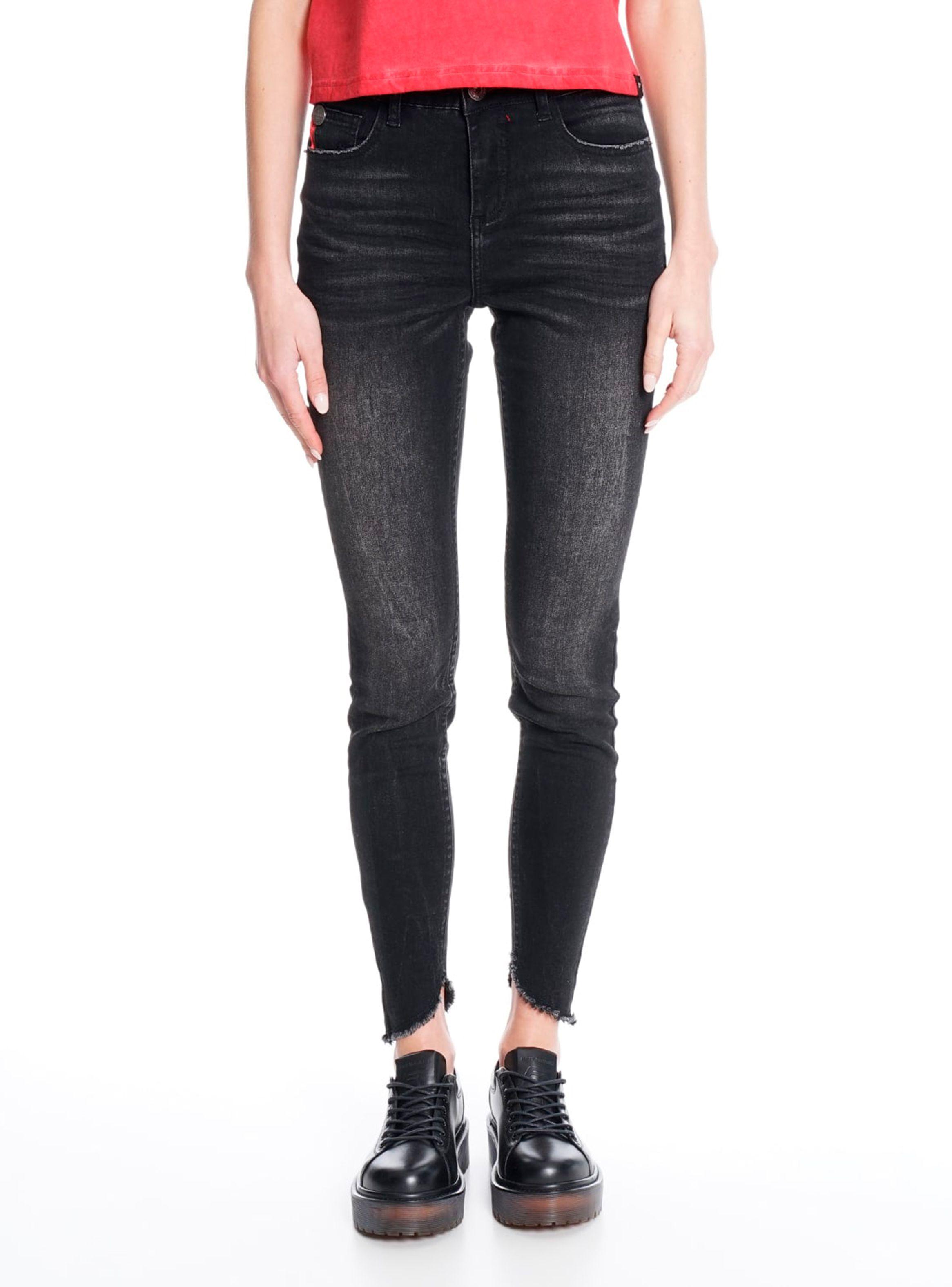 Jeans Lilly Tiro Alto Black Full Proceso Rock In Rio-0