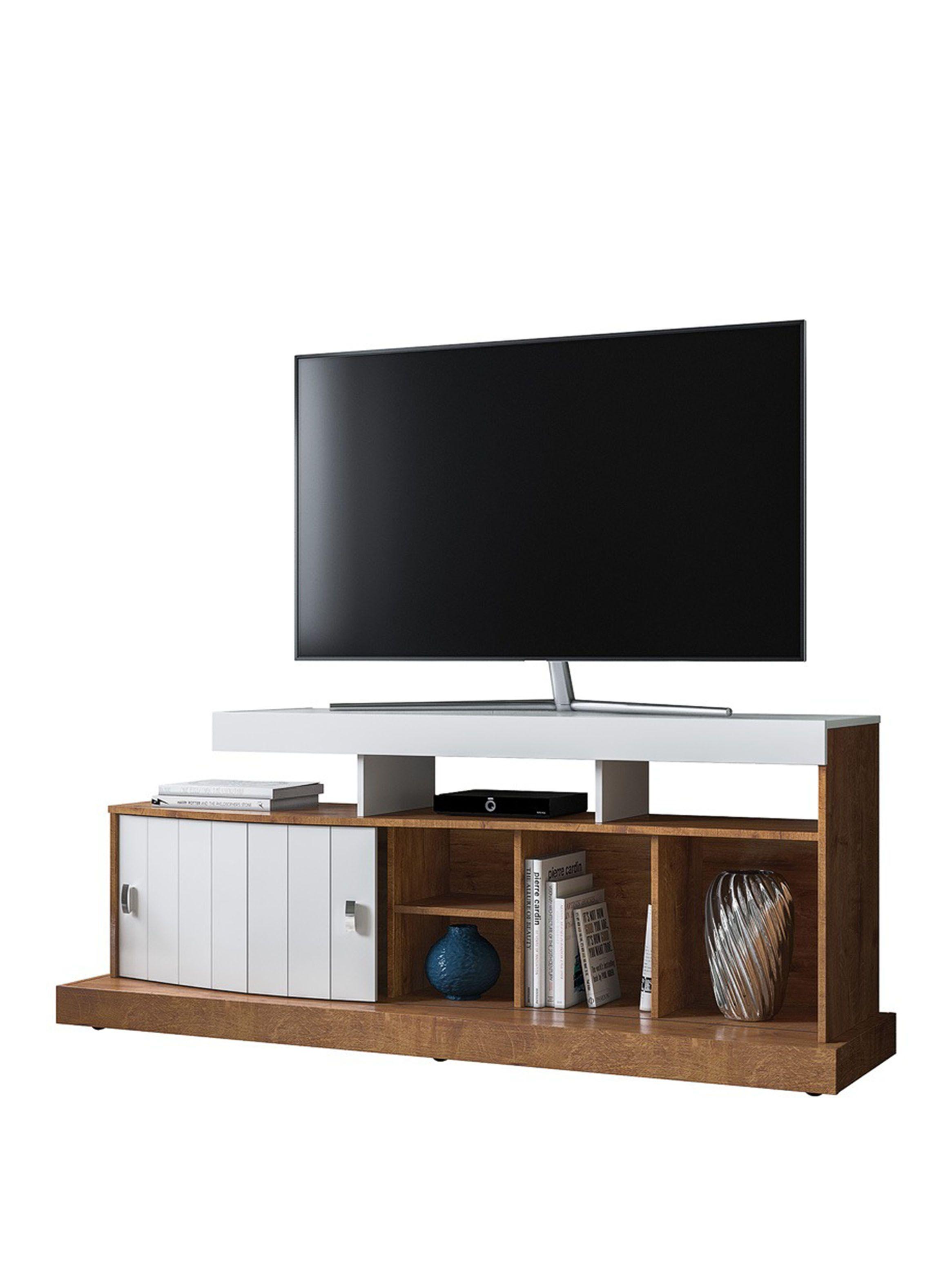 Rack Everest TV 50" Canela Negro-0