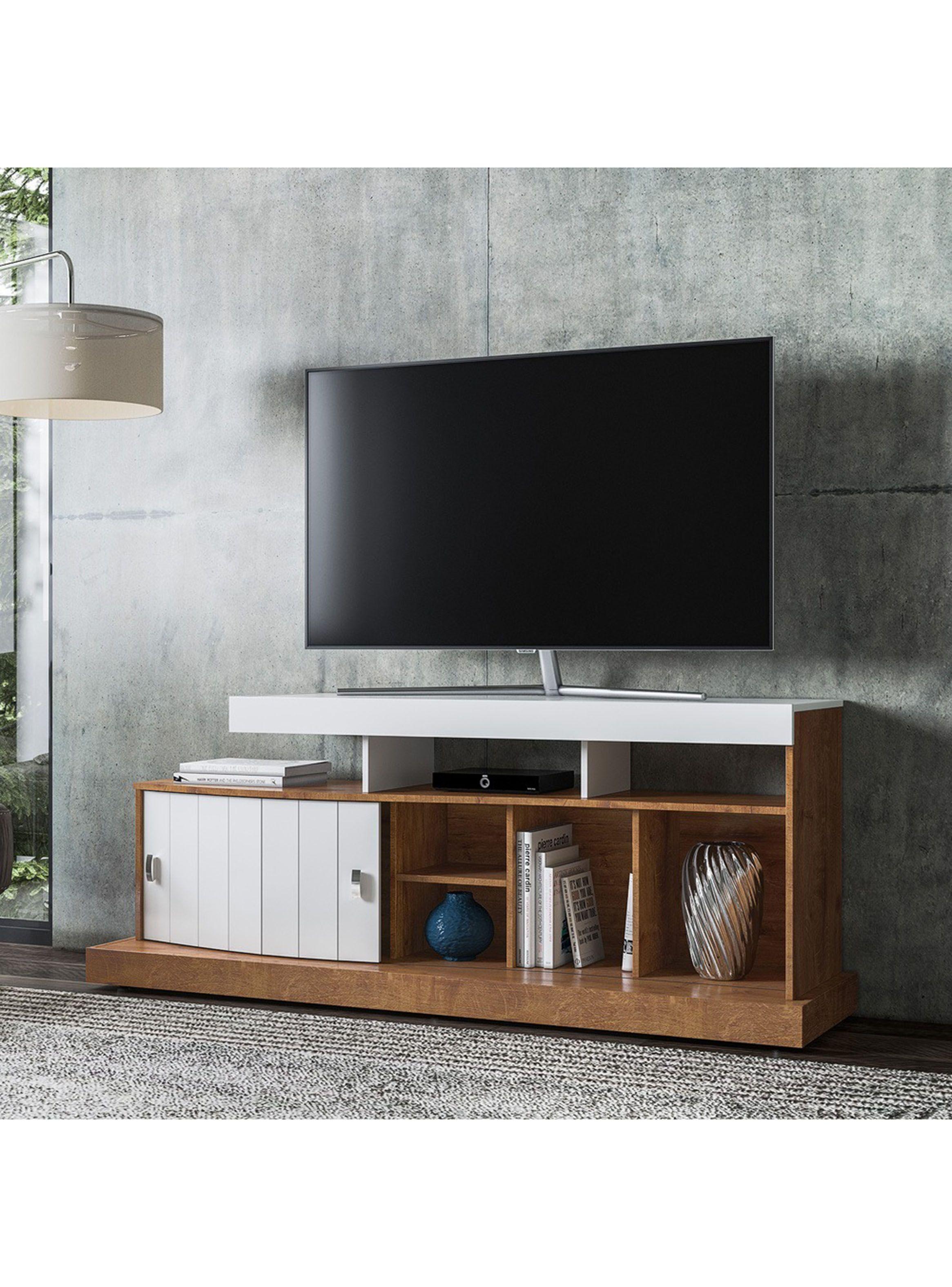 Rack Everest TV 50" Canela Negro-3