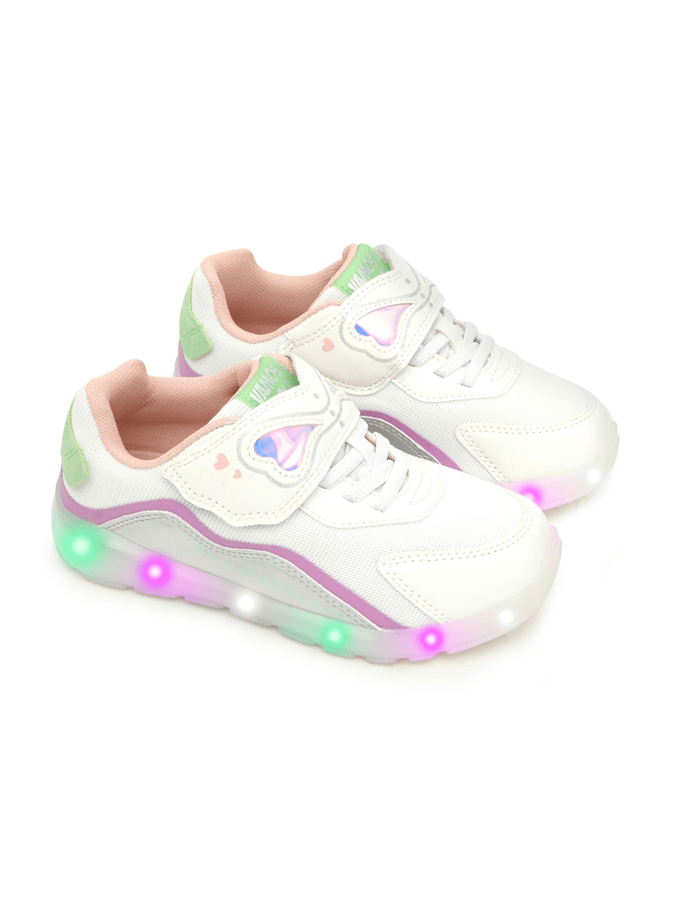 Zapatilla Urbana con Luces  Velcro  Niña-1