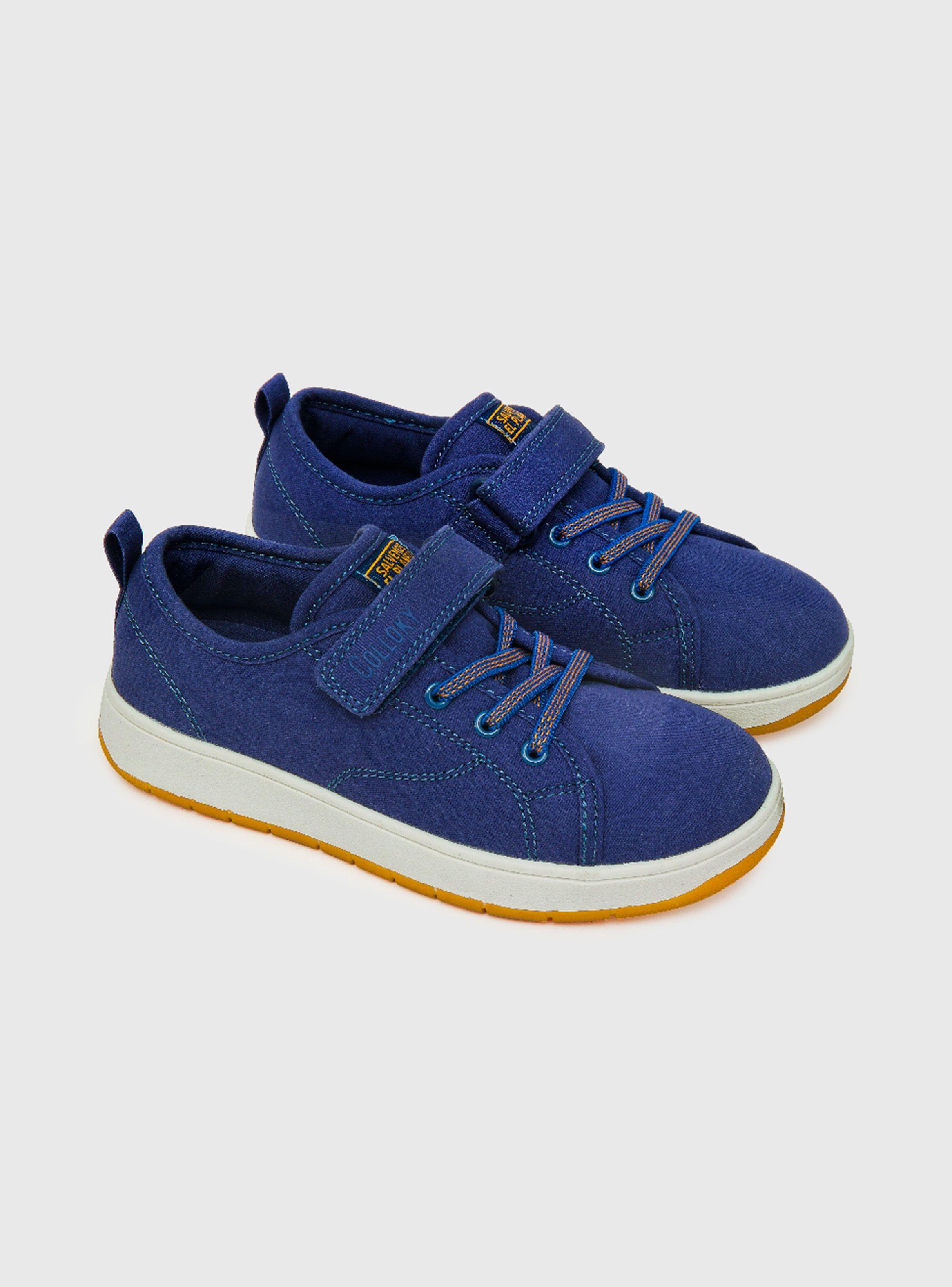 Zapatilla Urbana Lona Velcro Elástico Niño-1