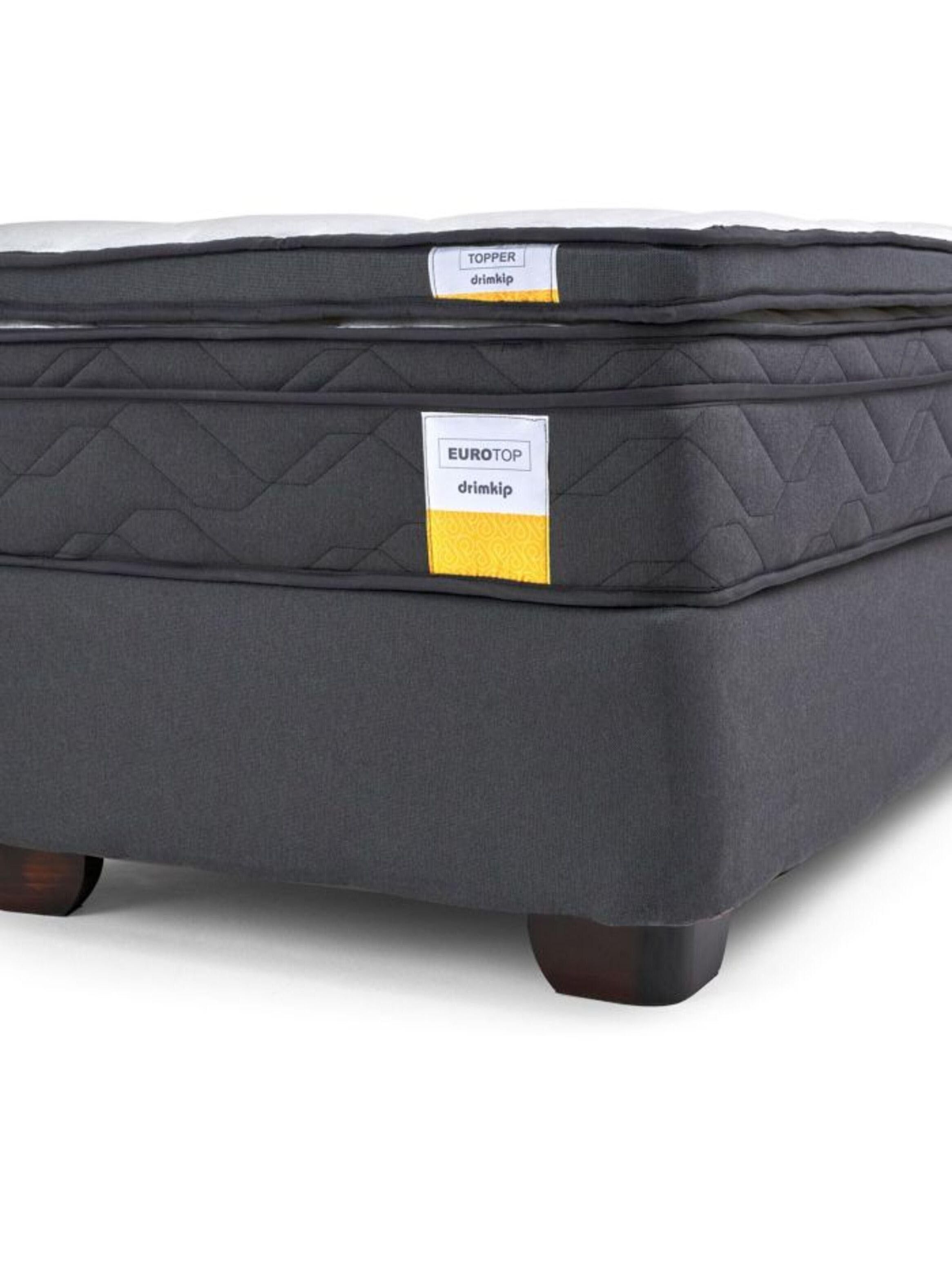 Cama Americana 2 Plazas Base Dividida Plus + Topper + Respaldo-4