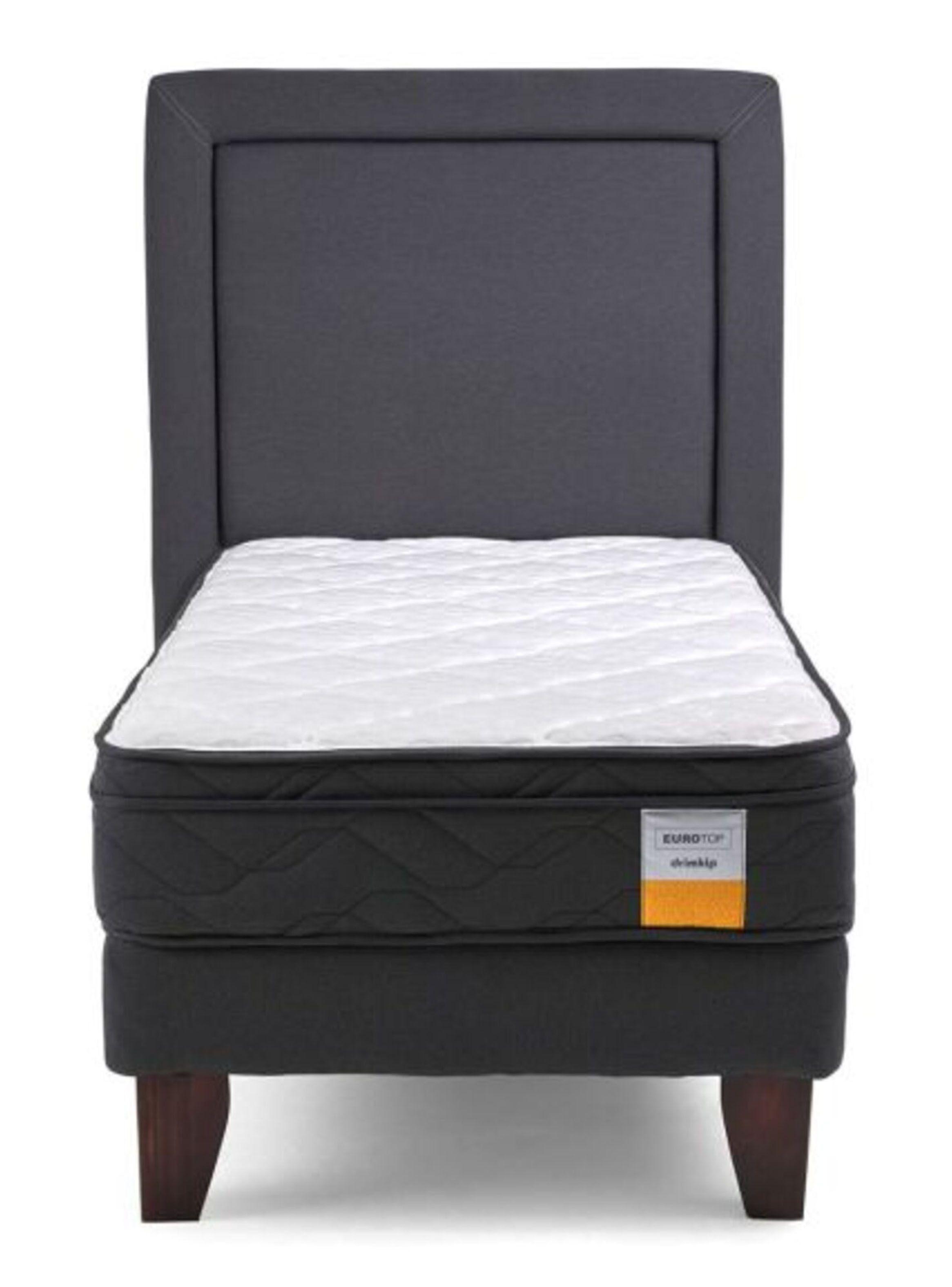 Cama Europea 1 Plaza + Respaldo-1