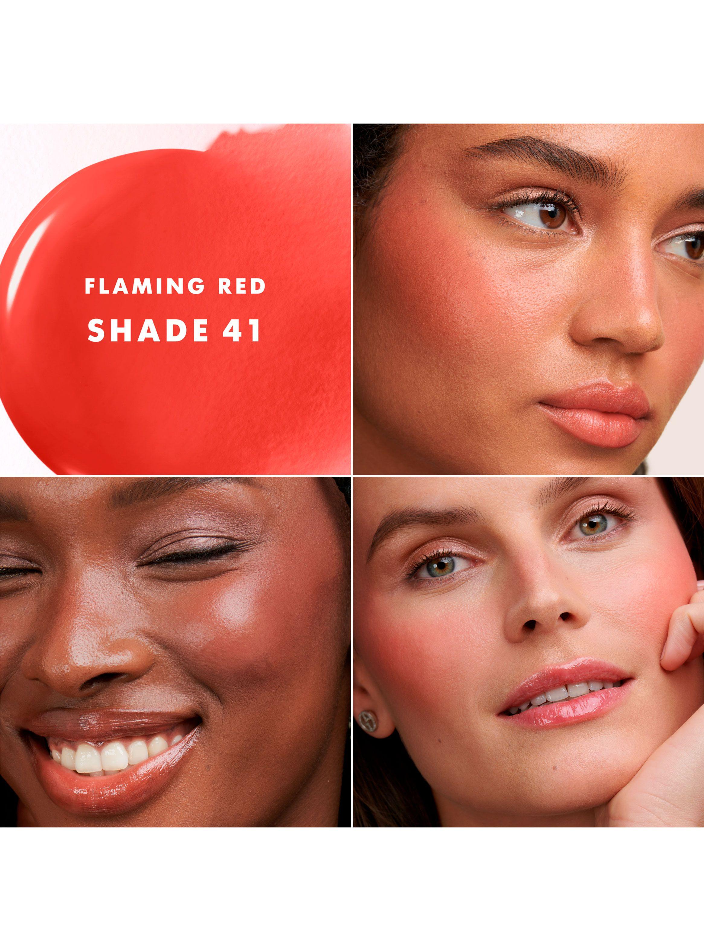 Rubor Líquido Luminous Silk Cheek Tint 41 Flaming Red 12 ml Giorgio Armani-2
