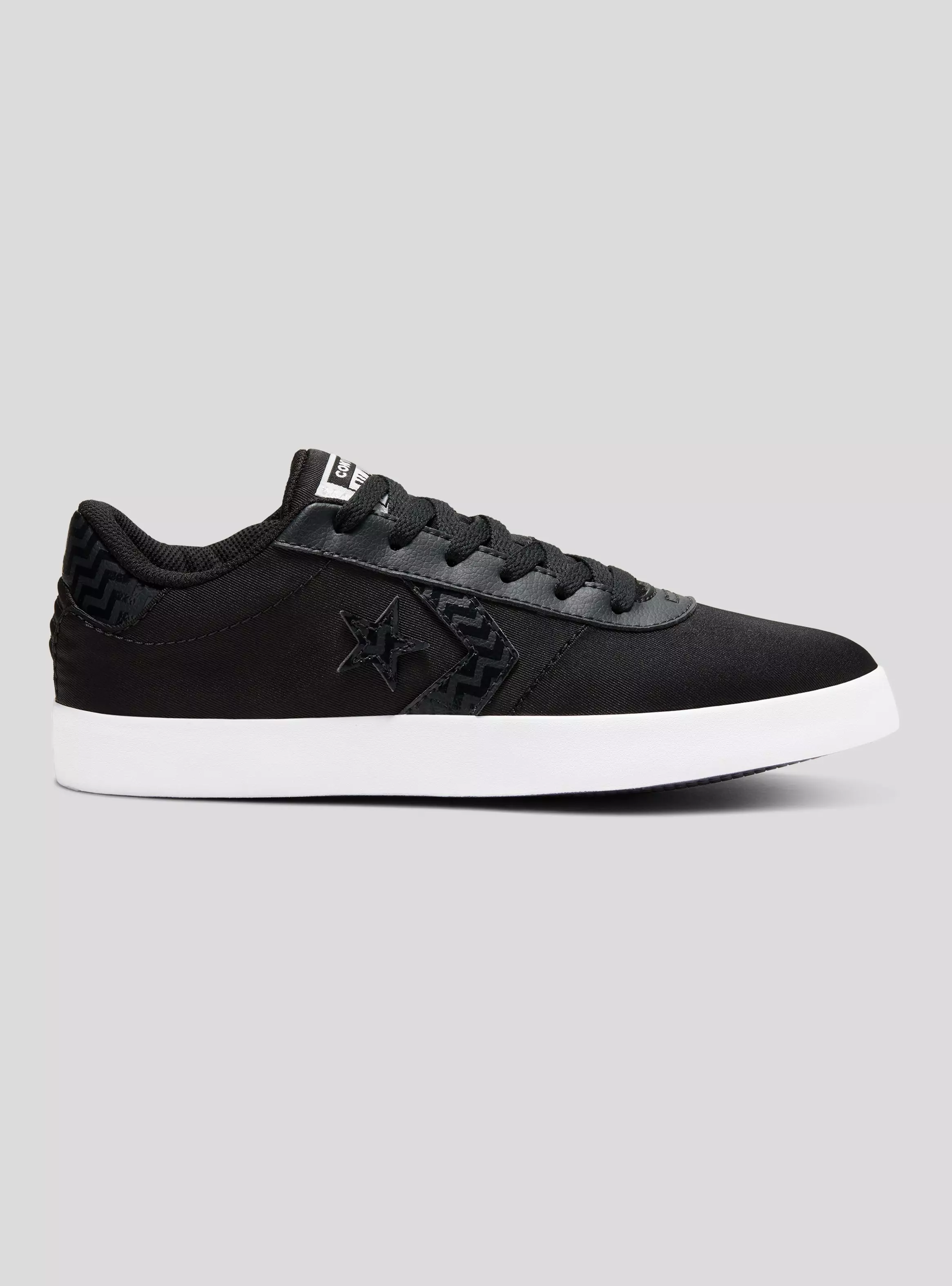 Zapatilla Converse Urbana Pointstar Mujer Negro-0
