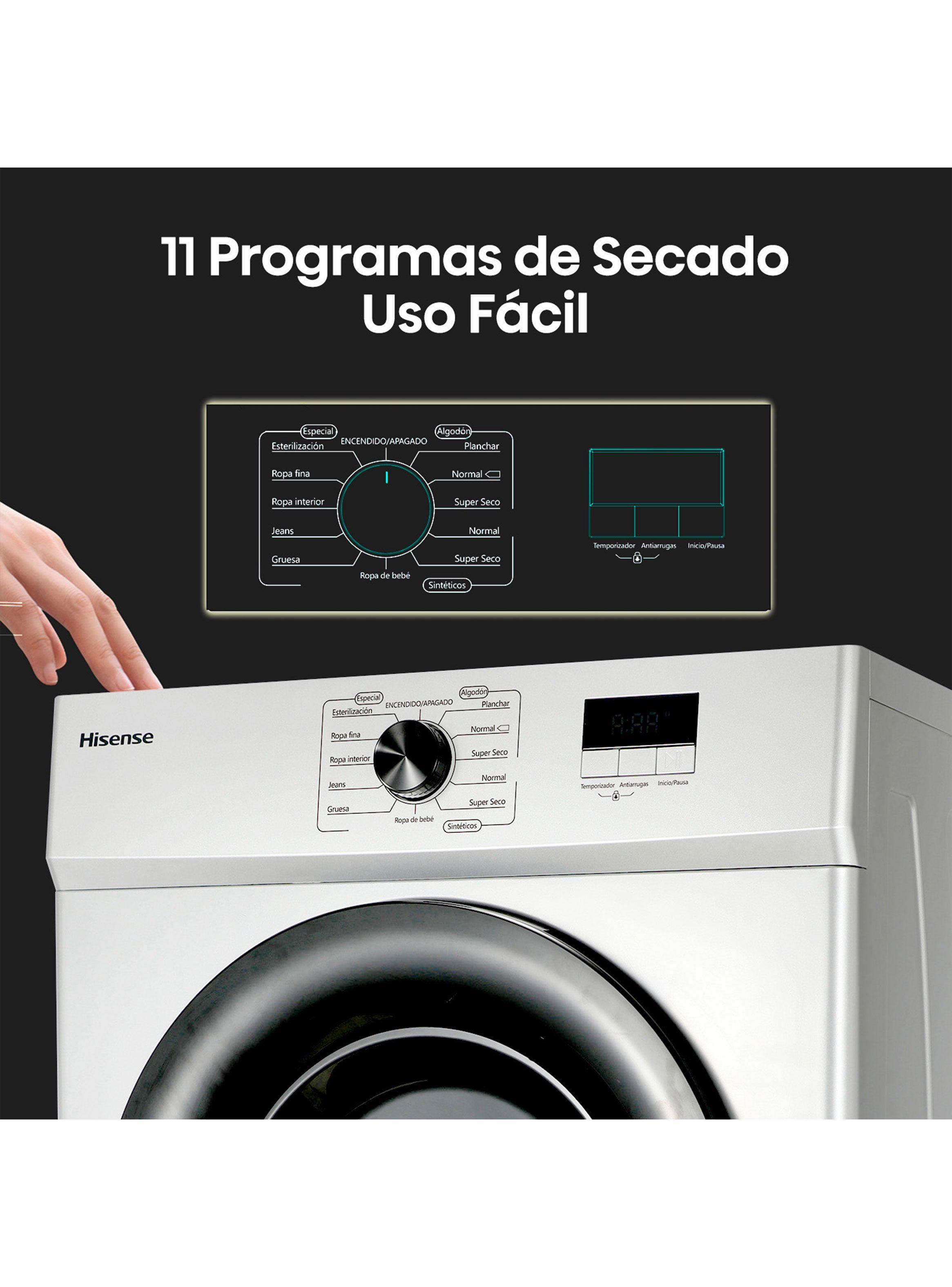 Secadora de Ventilación Carga Frontal 10 Kg DV1W1001UW-5