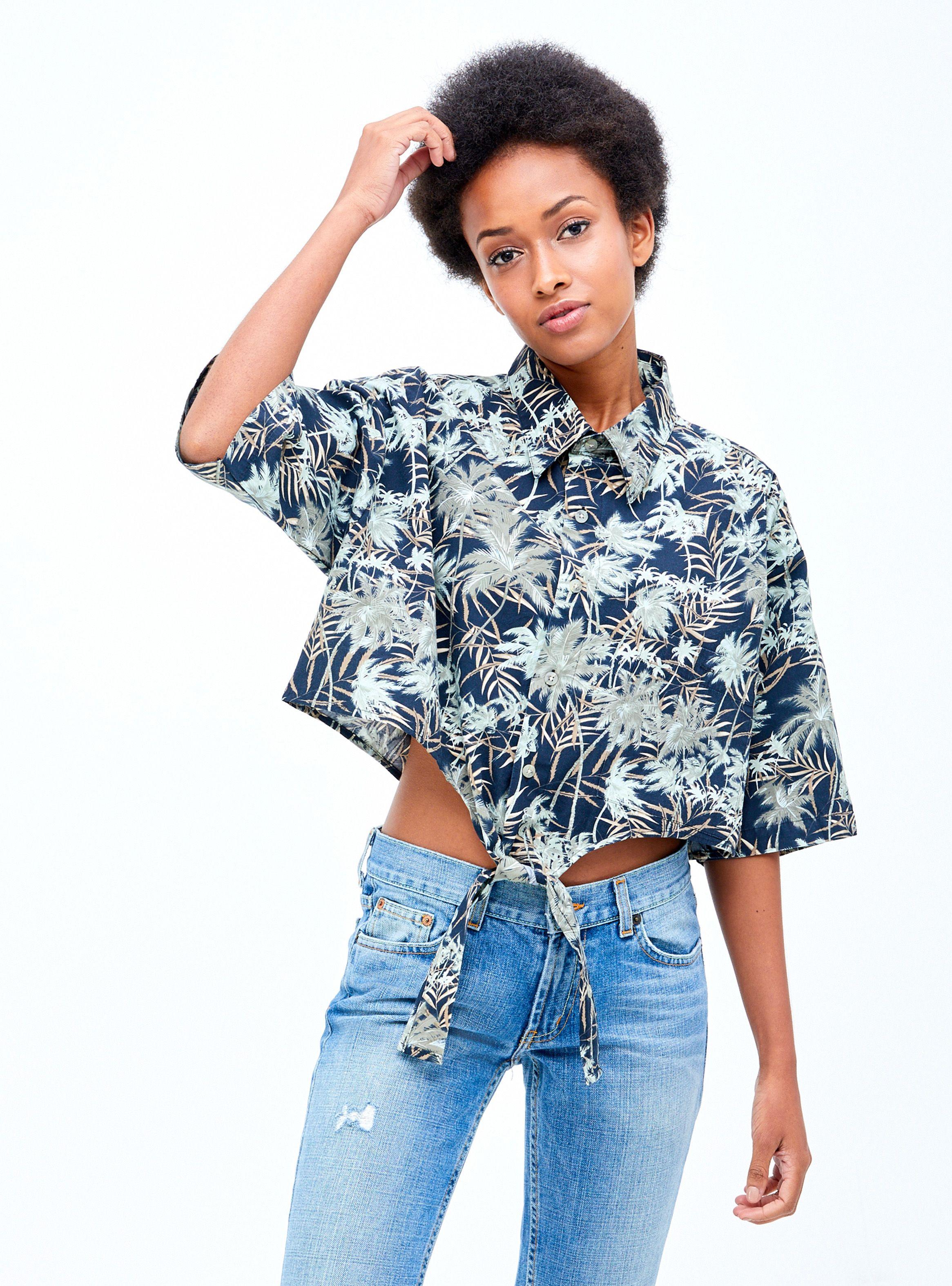 Blusa Lovemade D Pierre Palmeras Talla XXXL-0