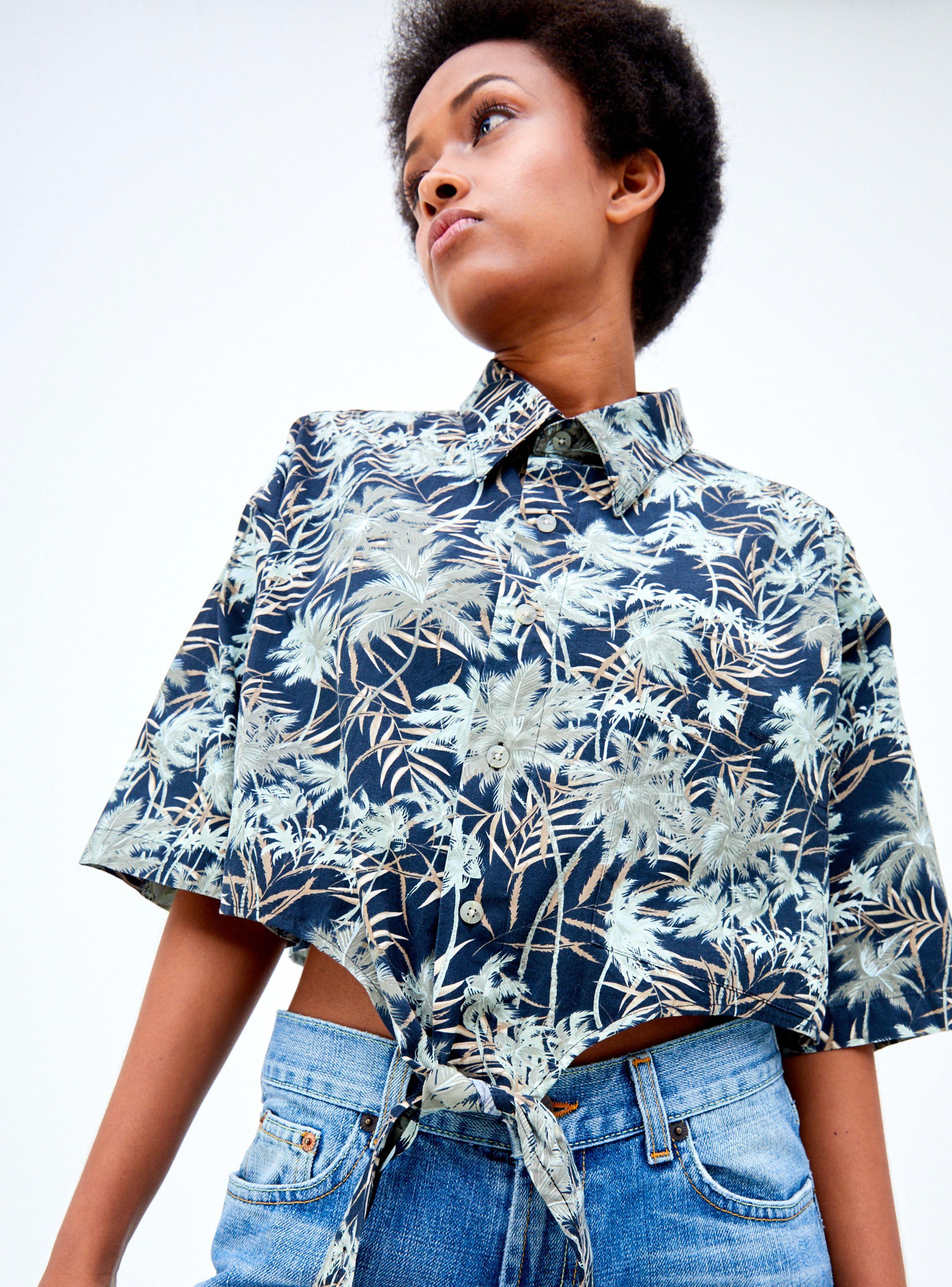 Blusa Lovemade D Pierre Palmeras Talla XXXL-2