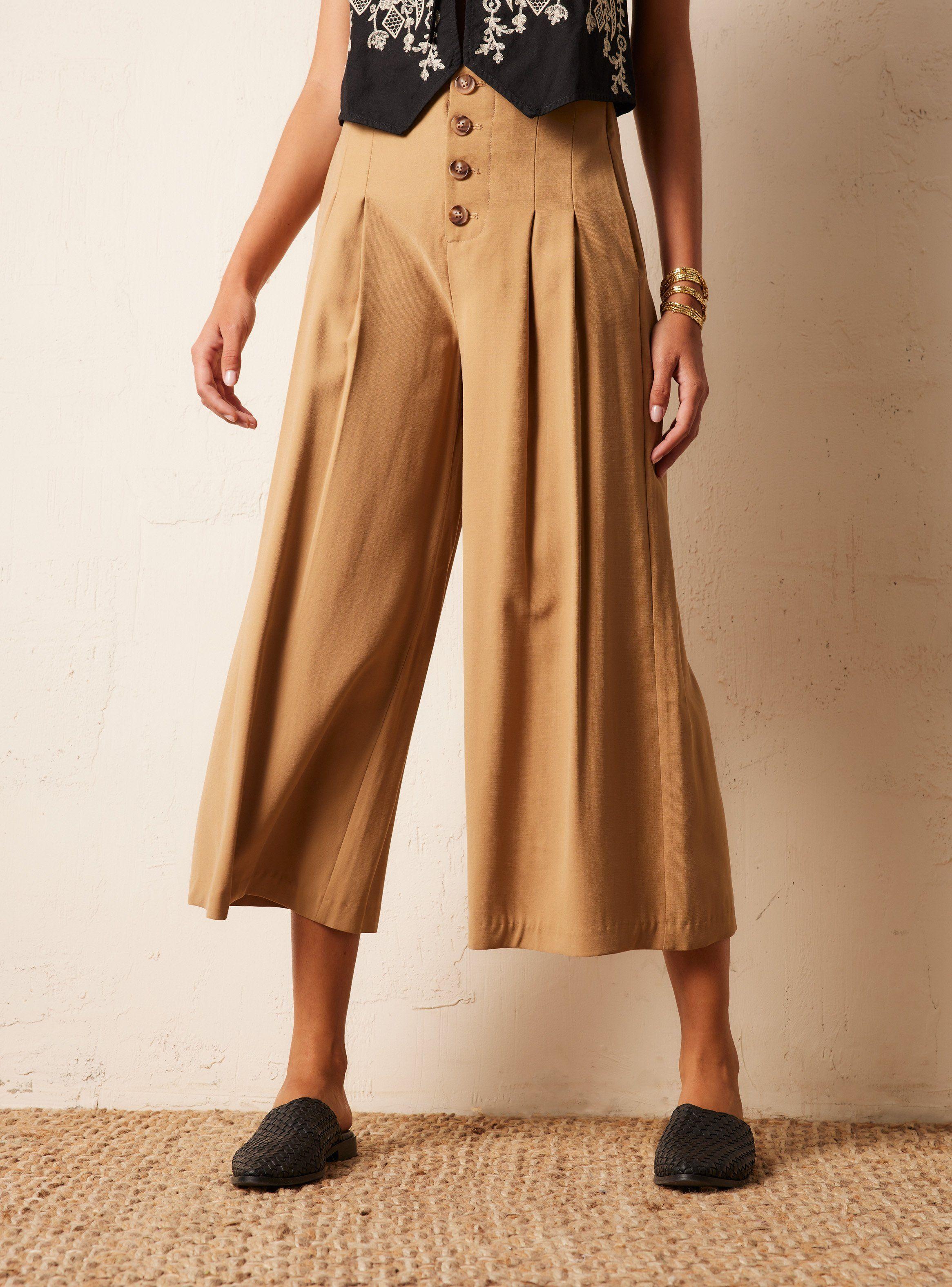 Pantalón Botones en Delantero-0