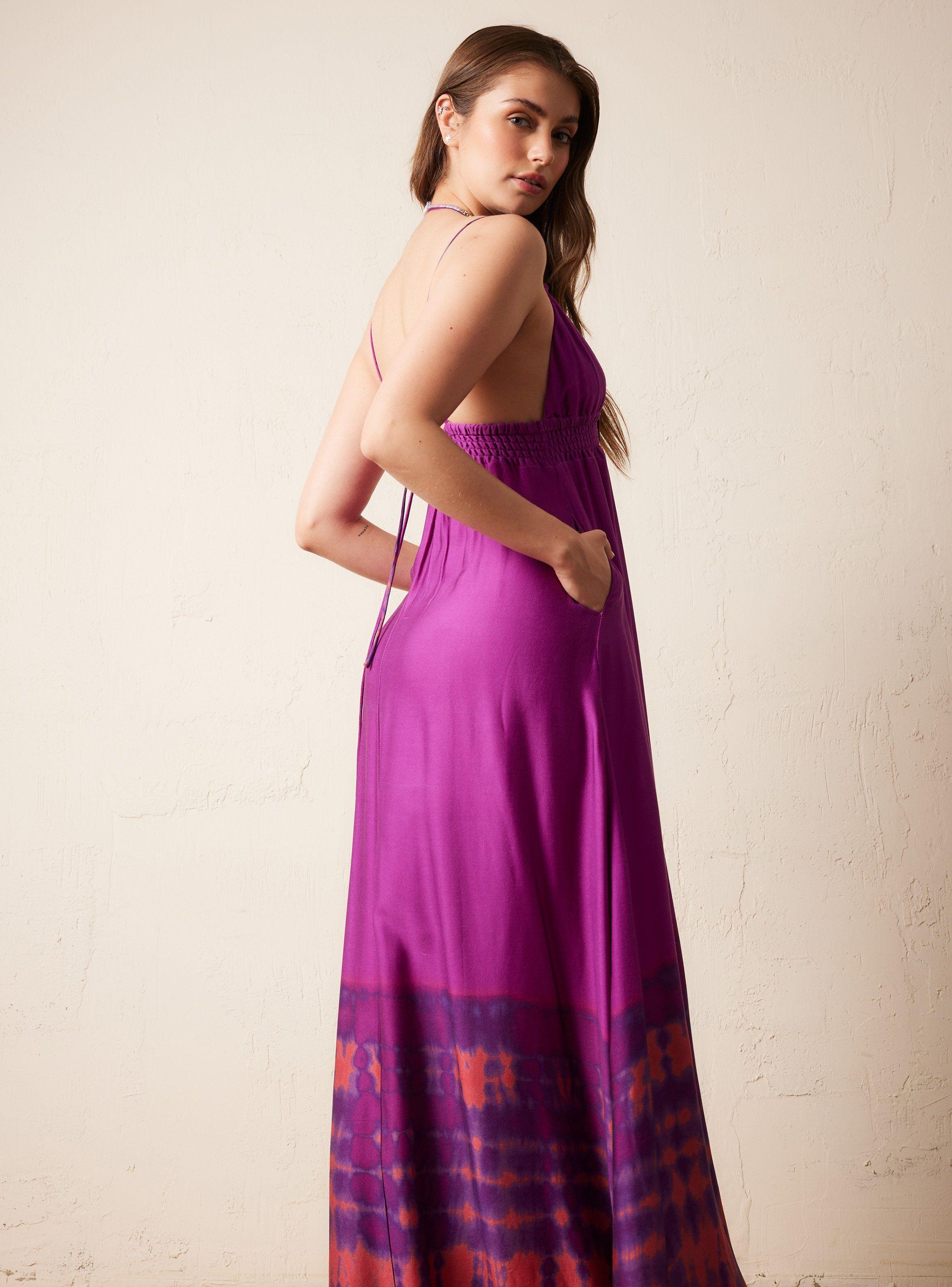 Vestido con Bordados y Full Estampado-1