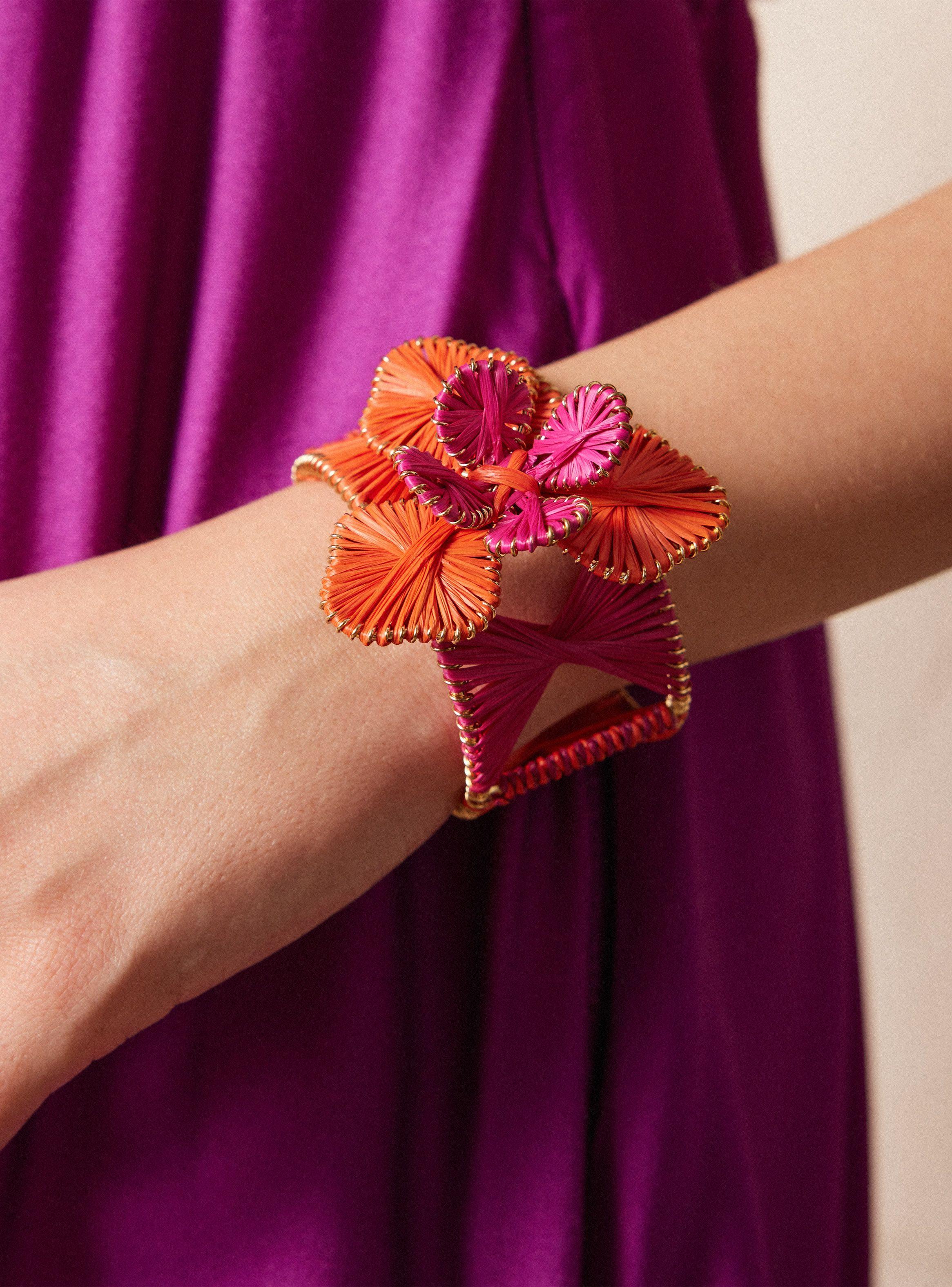 Pulsera Escalava Flor Colombia-1