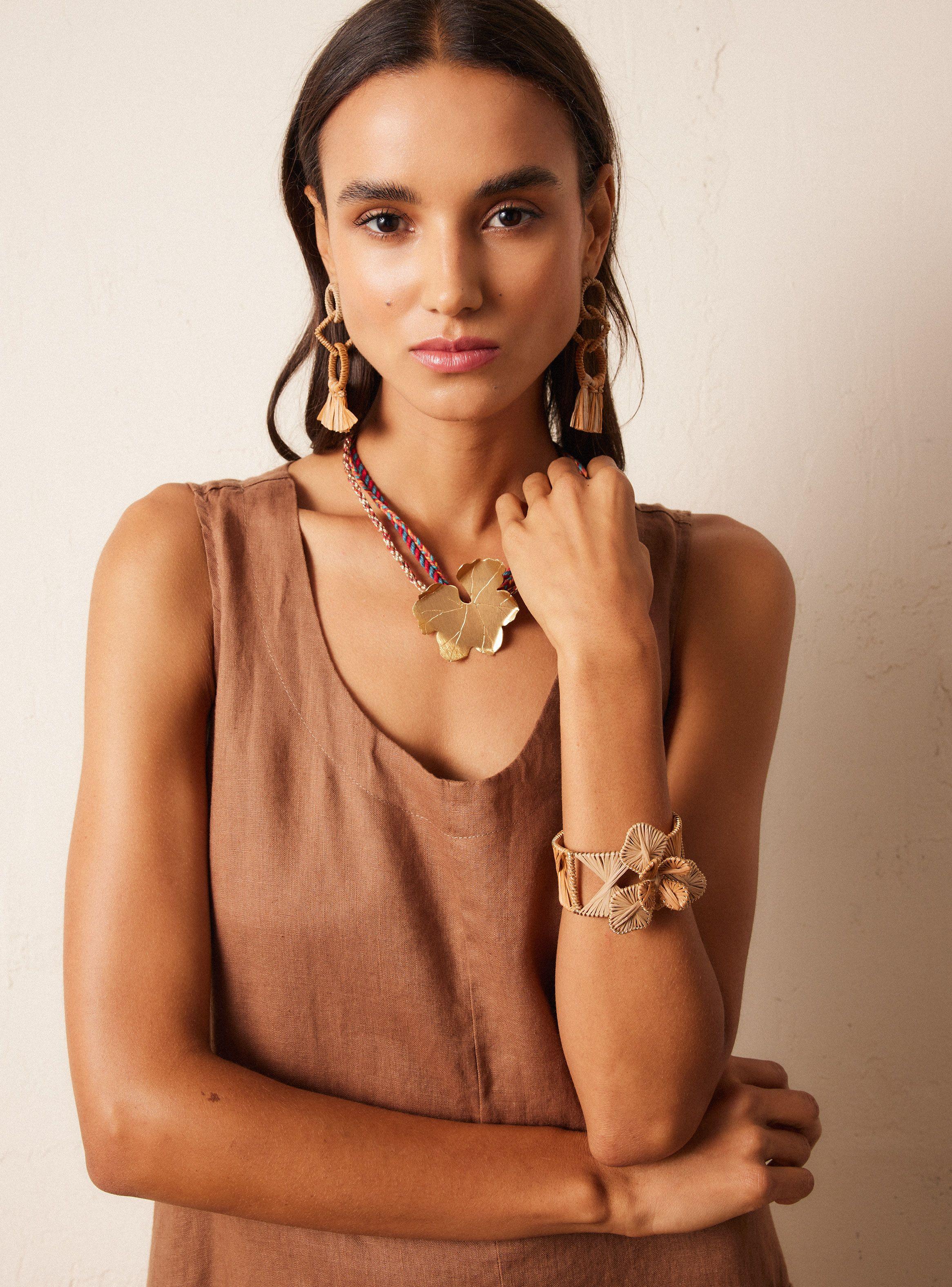 Pulsera Escalava Flor Colombia-0