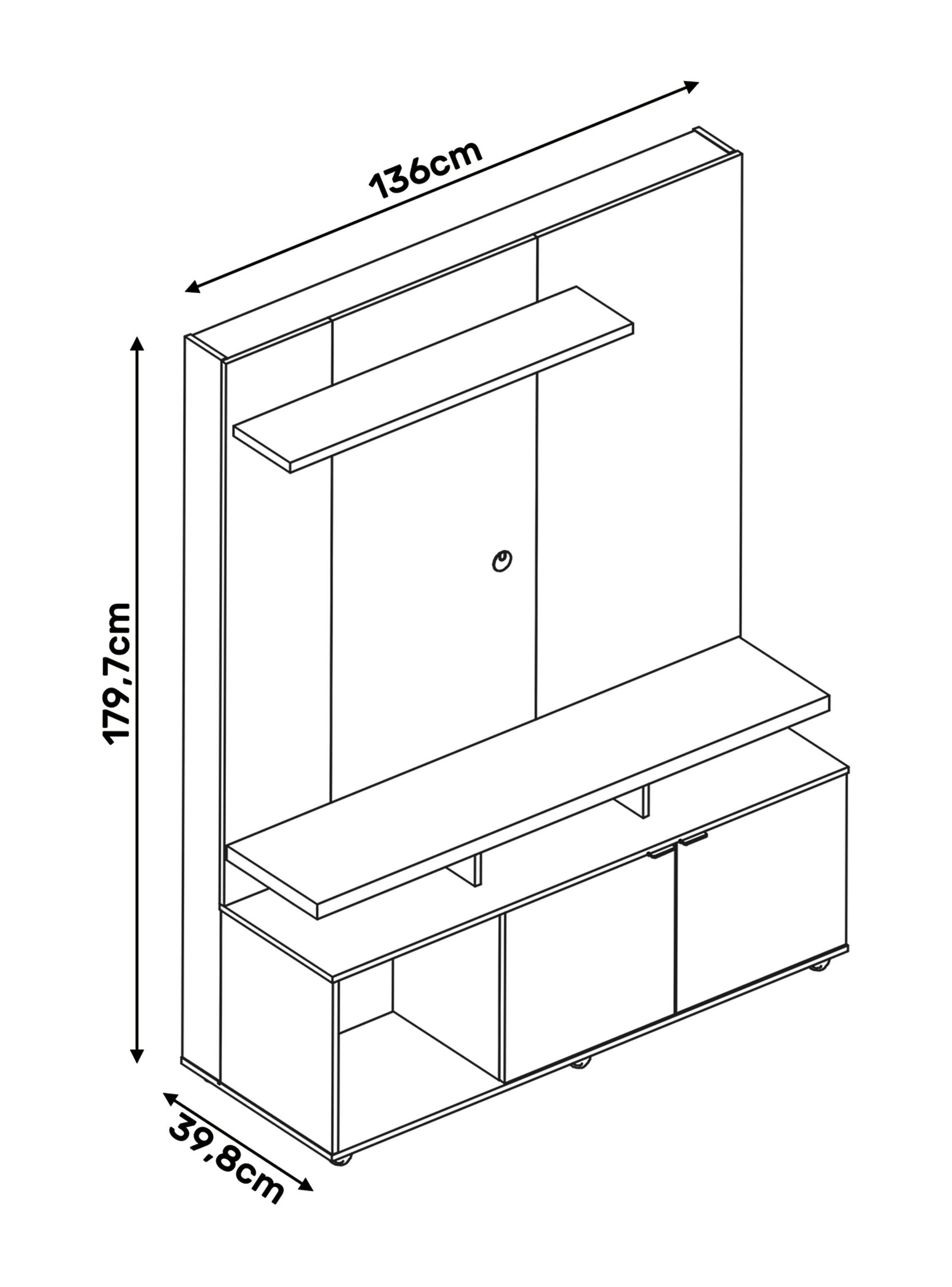 Home TV 55" Lugo Carvalho-1