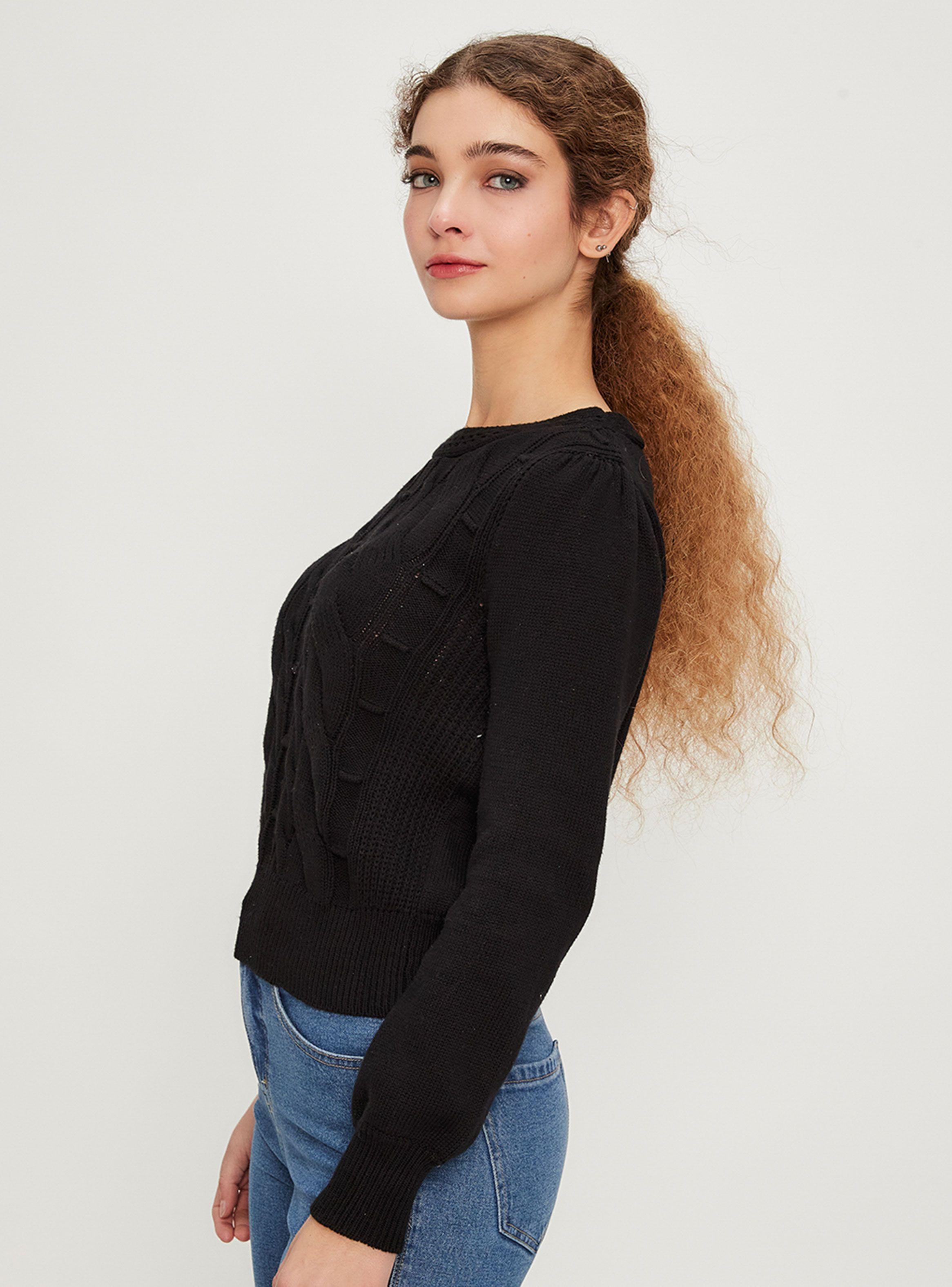 Sweater Liso Básico Regular-0