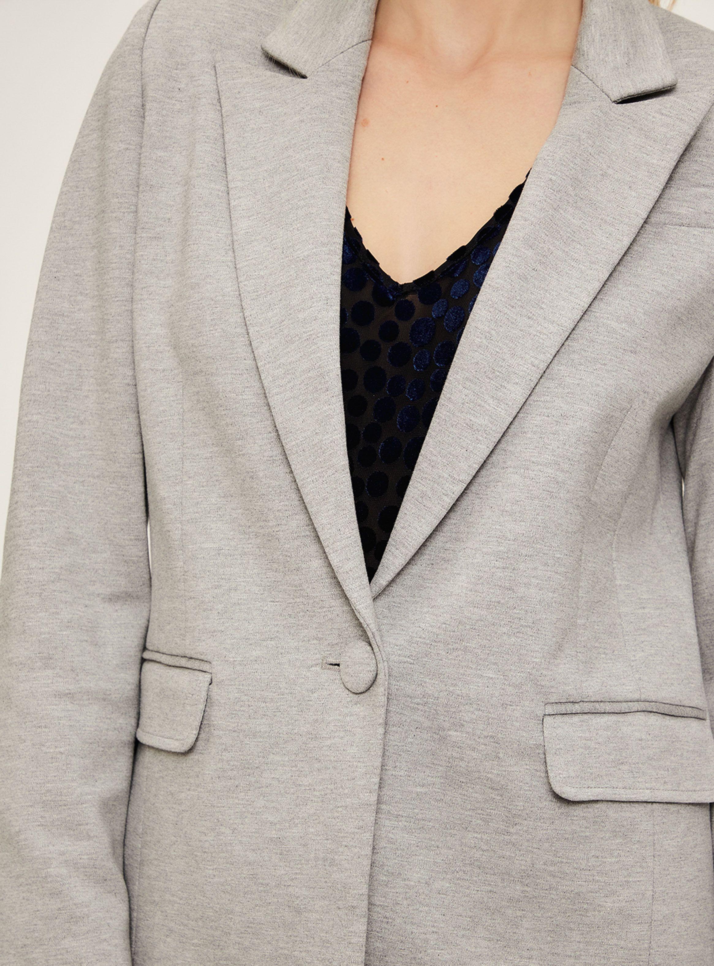 Blazer Liso Básico con Solapa-3