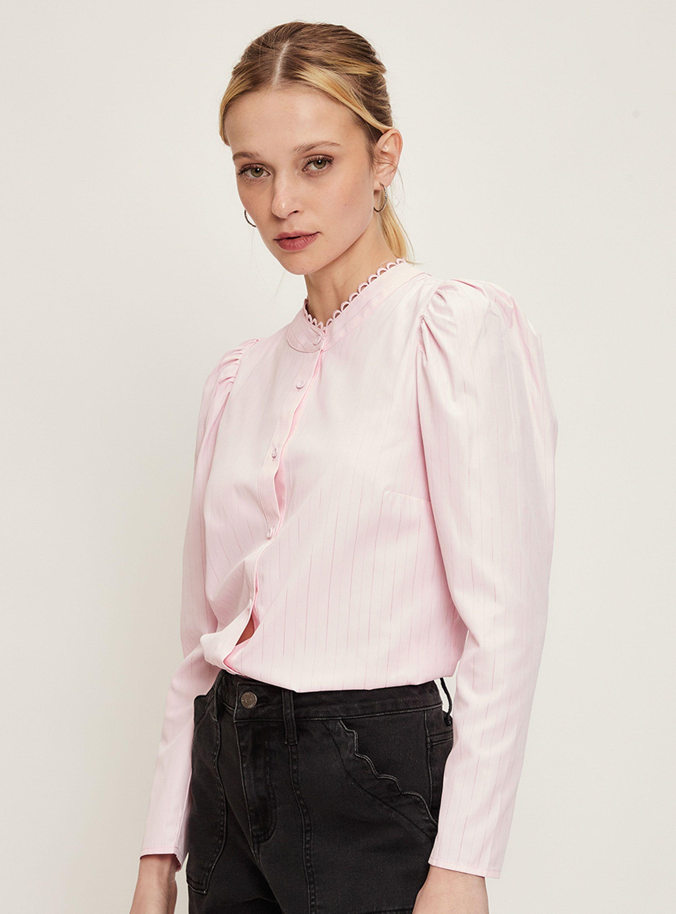 Blusa Lisa Regular con Botón-0