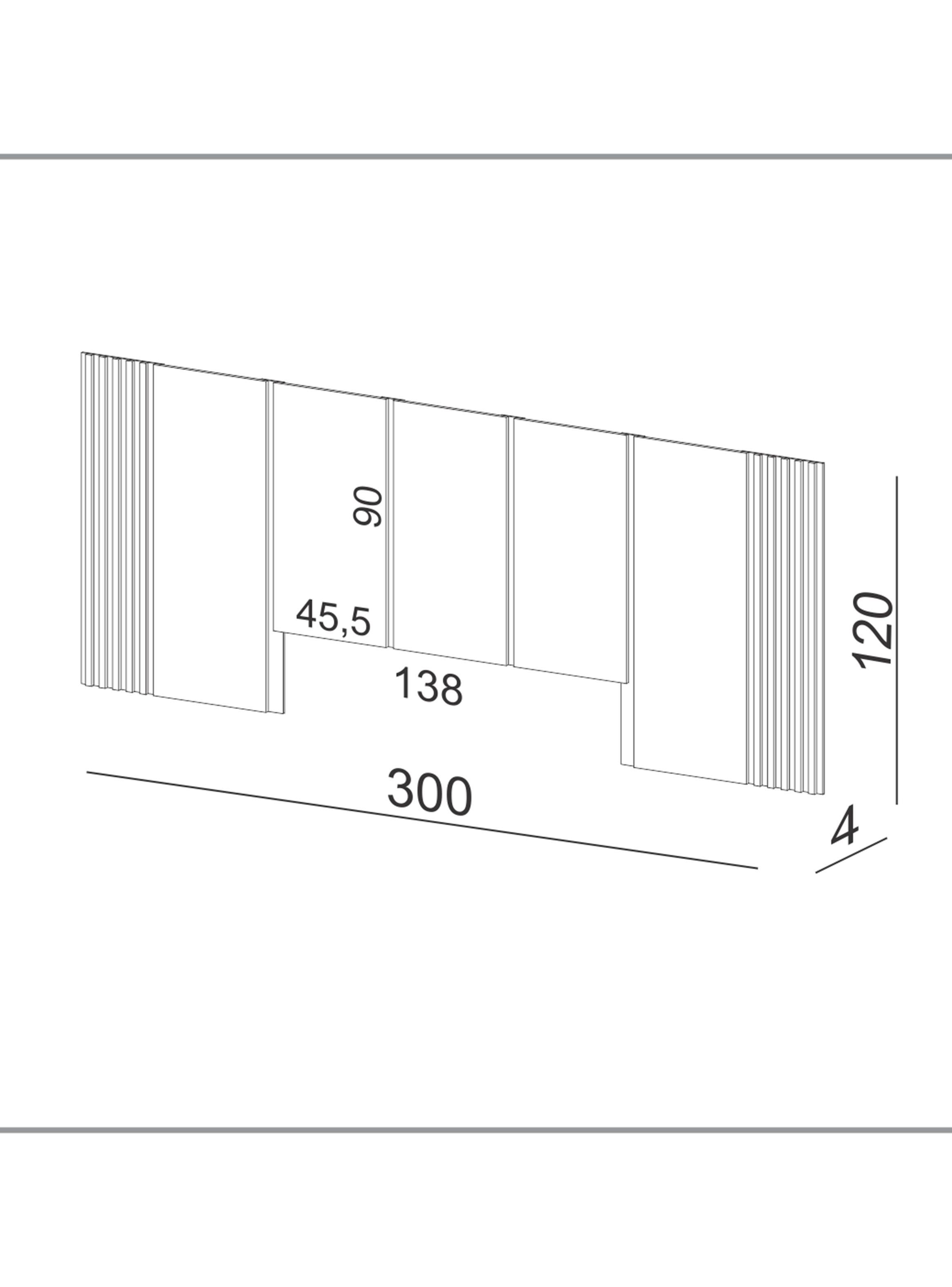 Respaldo Cast Off White + 2 Veladores con 1 Cajón Cast Ow-1