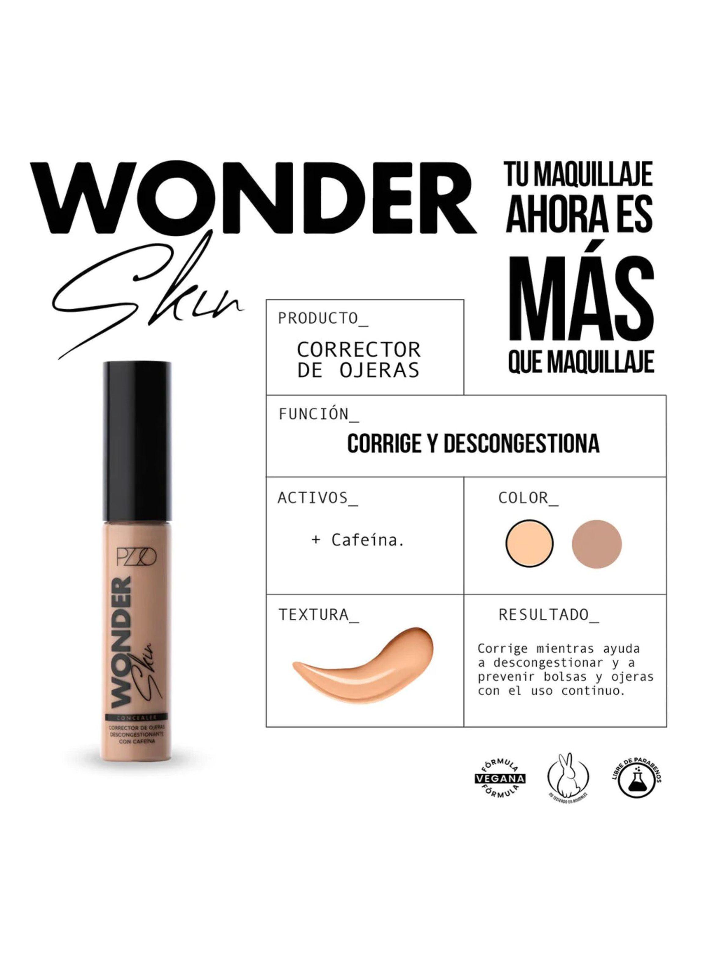 Corrector de Ojeras Wonder Skin Concealer Light 01 14ml PZZO-2