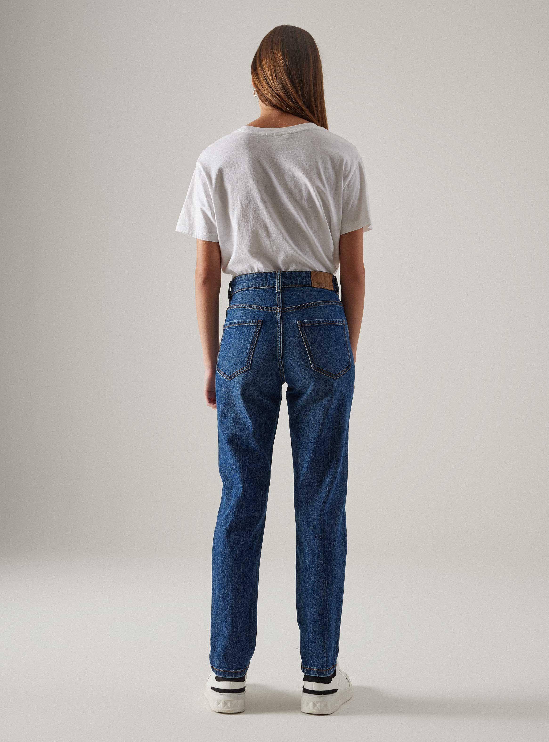 Jeans Básico Regular Tiro Alto-5