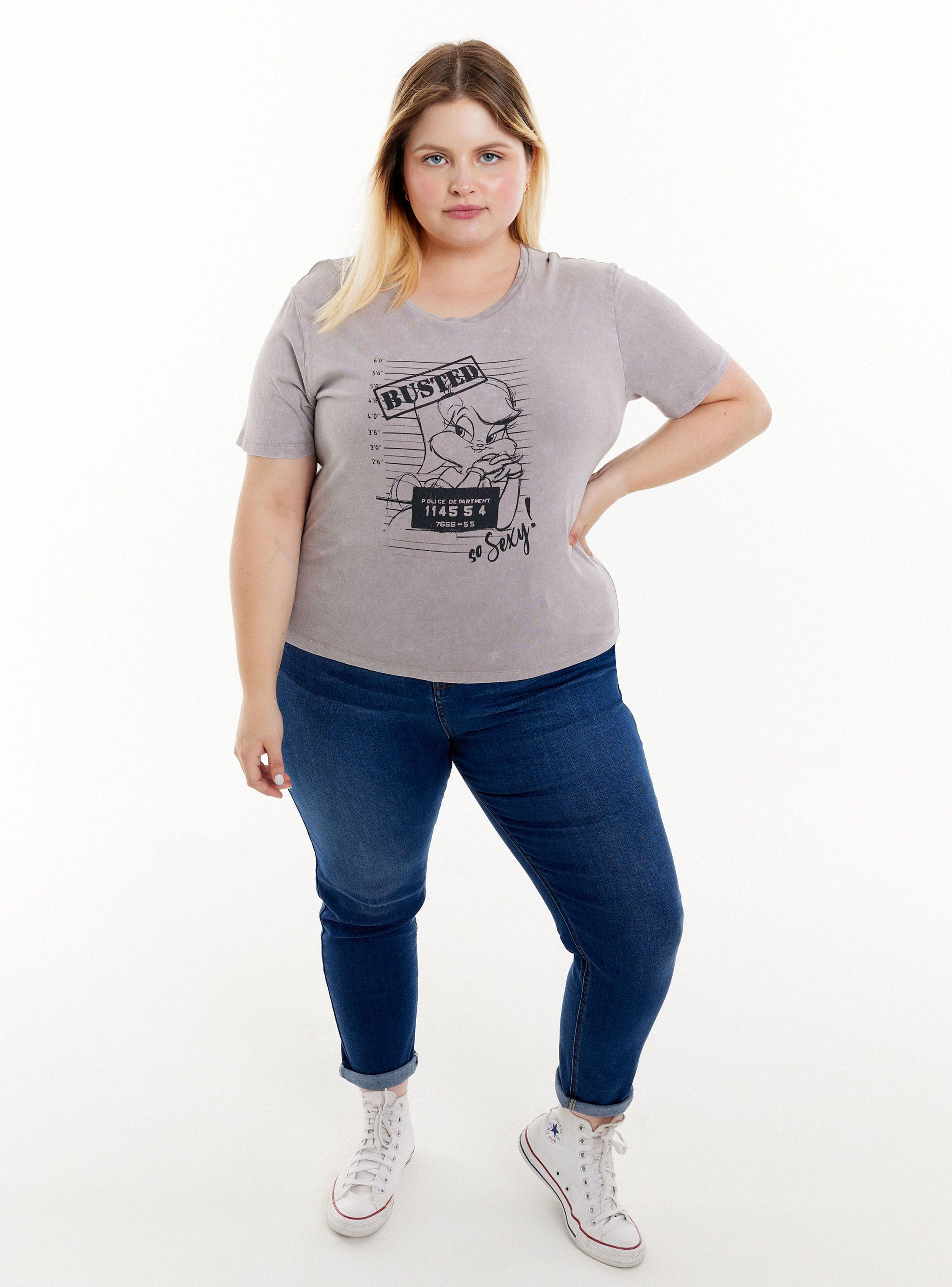 Polera Diseño Lavada Licencia Warner Bros-7