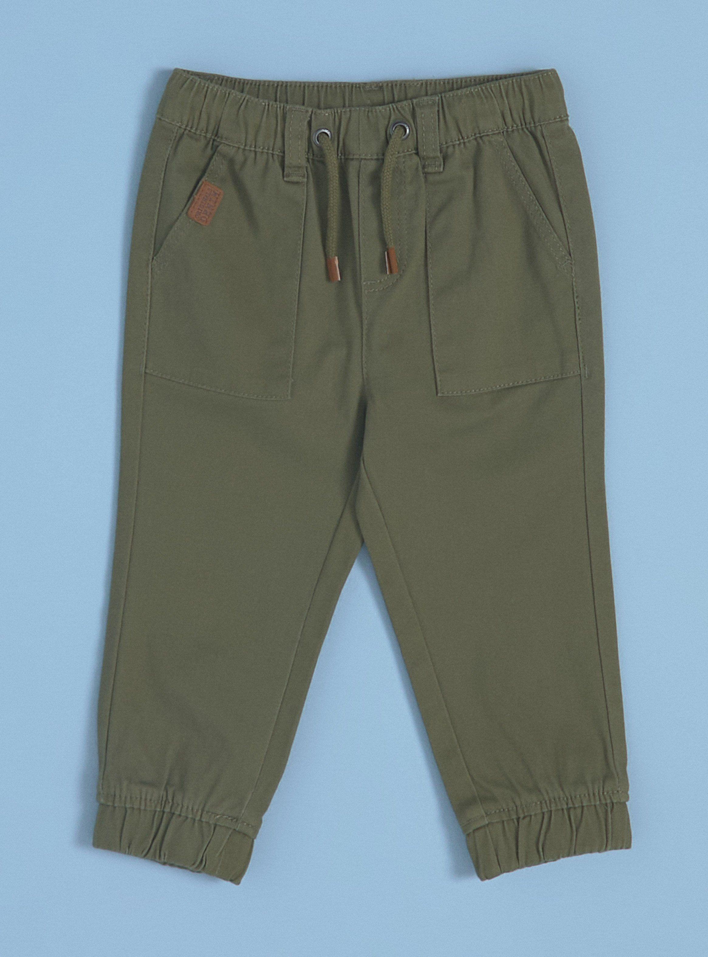 Pantalón Jogger Color con Cintura Ajustable-0