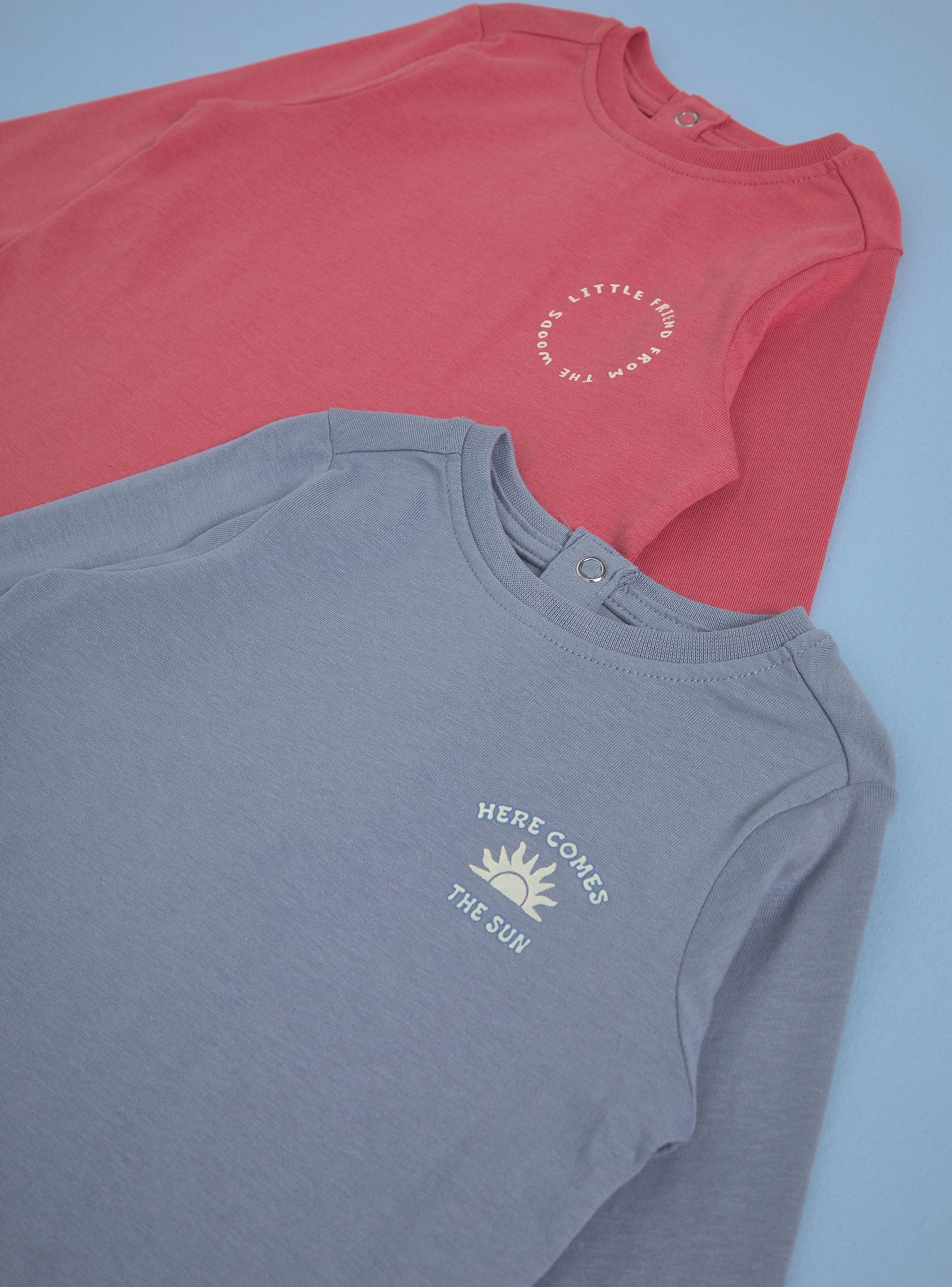 Polera Bipack con Estampado en la Espalda-2